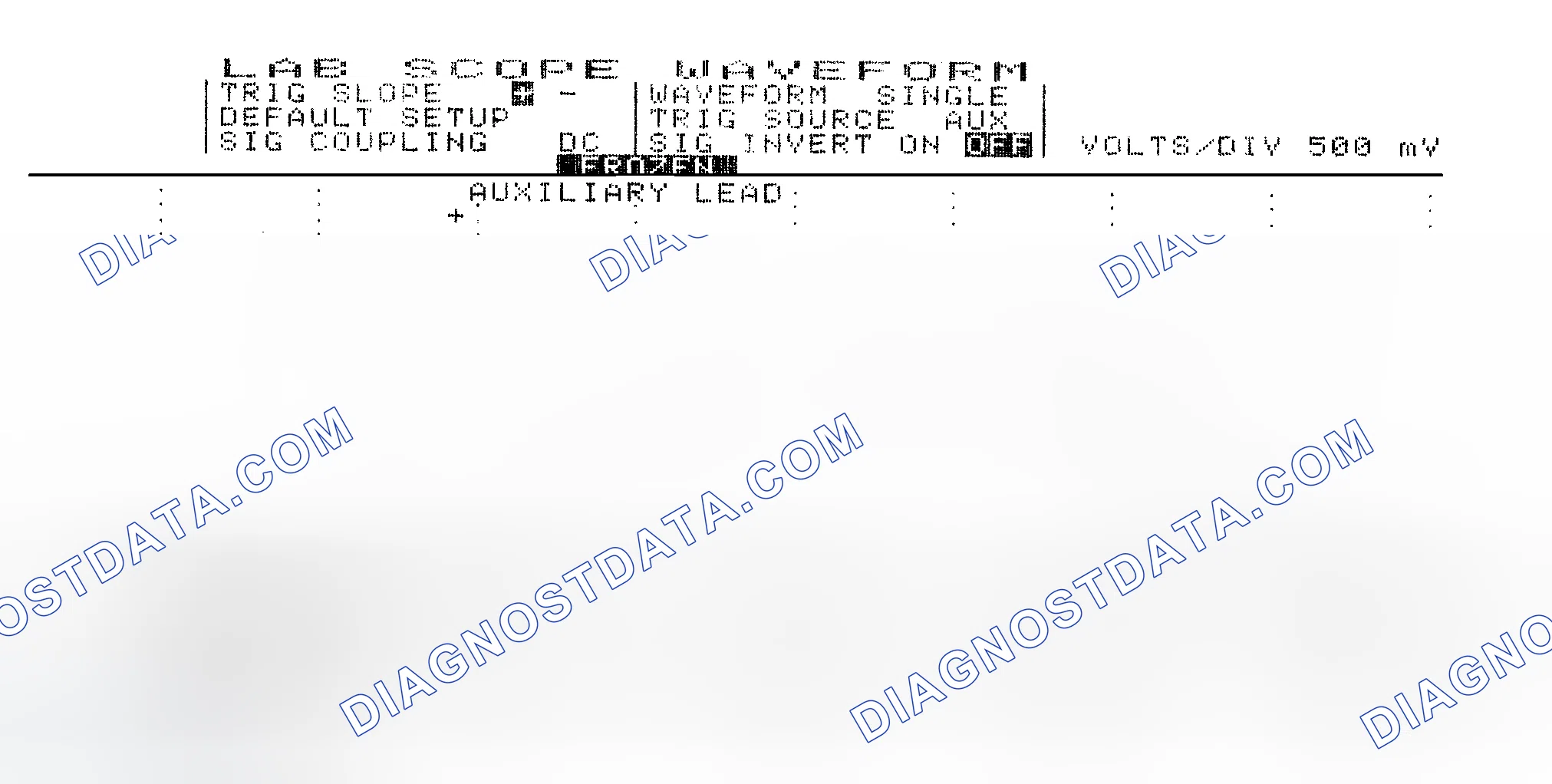 Scheme 14: Single Injector w/Excessive Current Flow - Current Pattern
