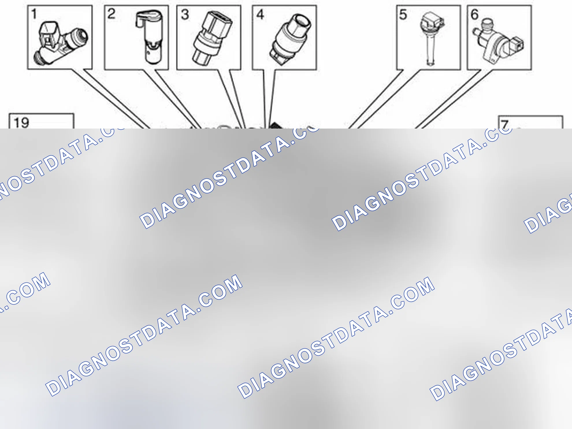 Scheme 42: LOCATION OF COMPONENTS, ENGINE COMPARTMENT (2008, 2009, 2010)