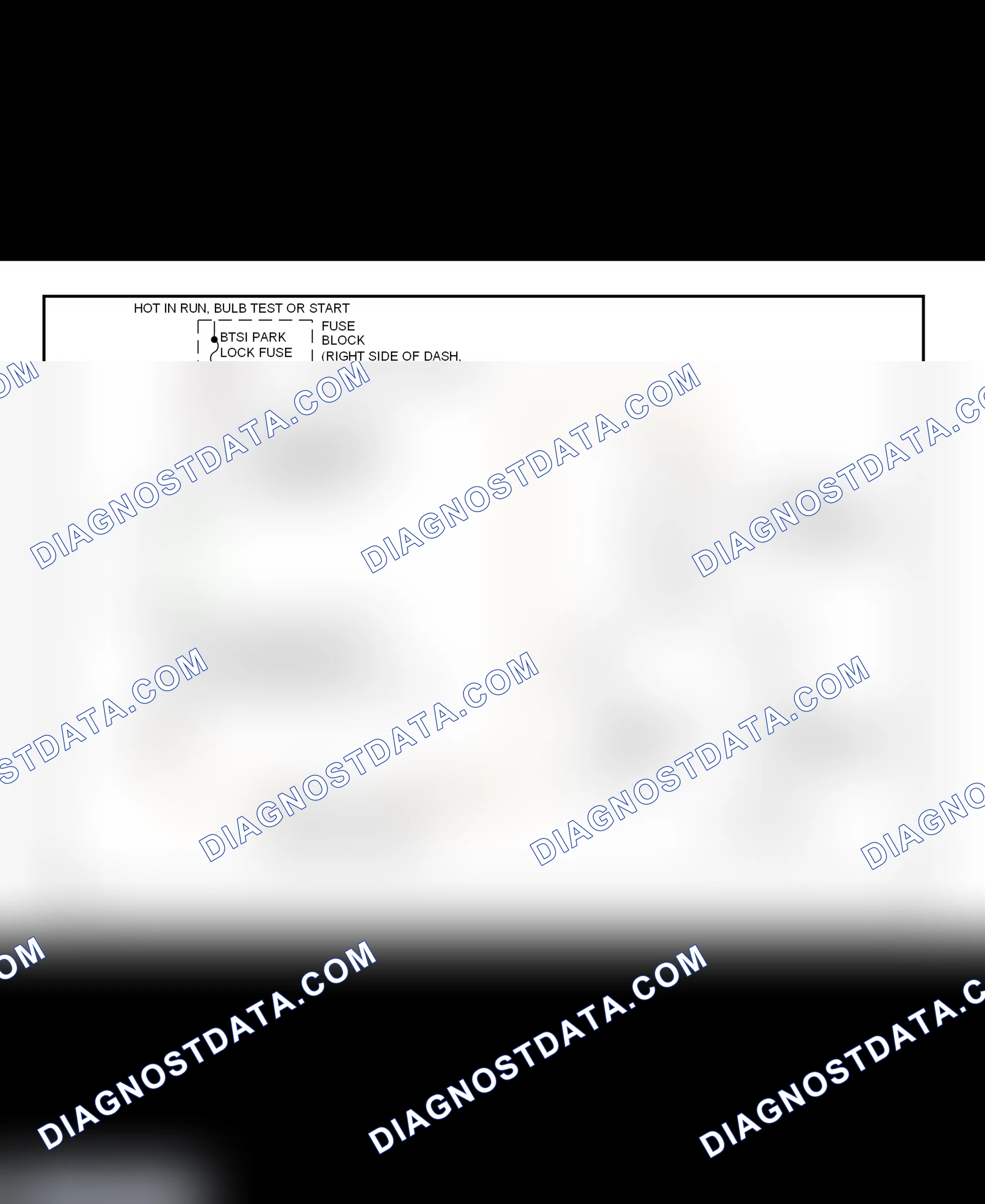 Fig. 35: Shift Interlock System Wiring Diagram (1999 Intrigue)