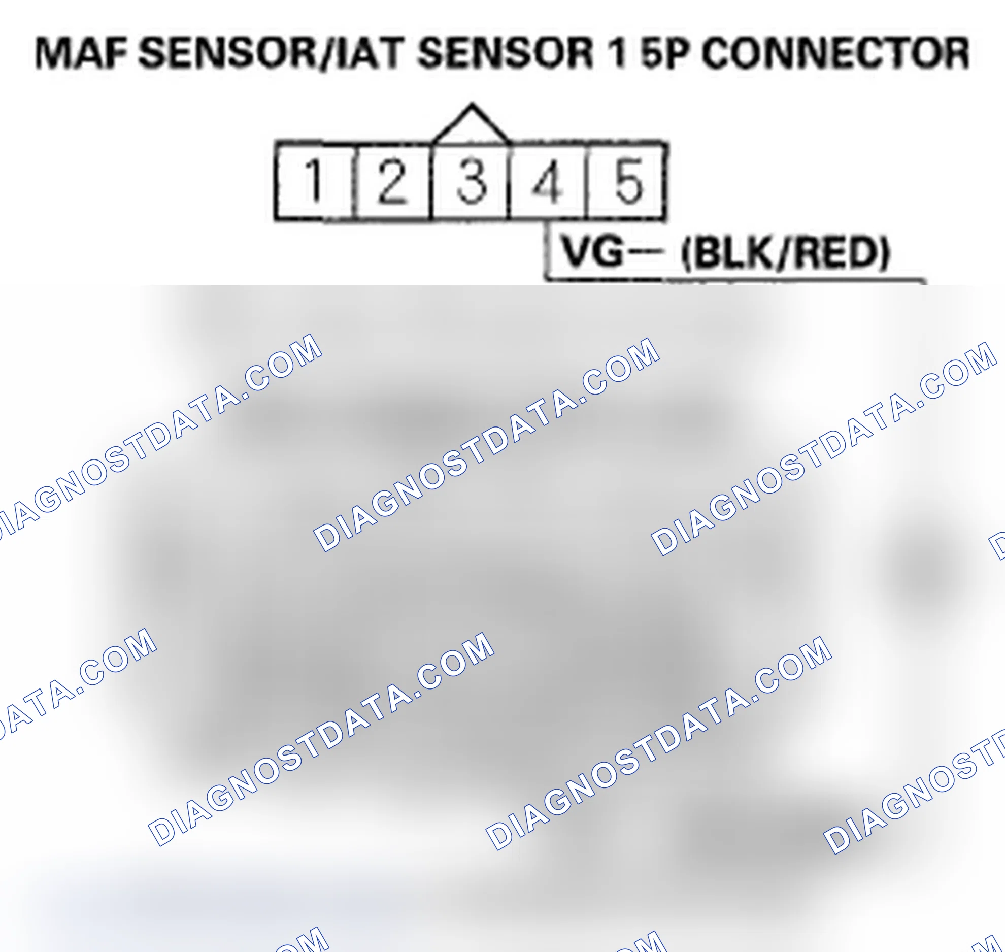 Scheme 13: DTC P0103: MAF Sensor Circuit High Voltage