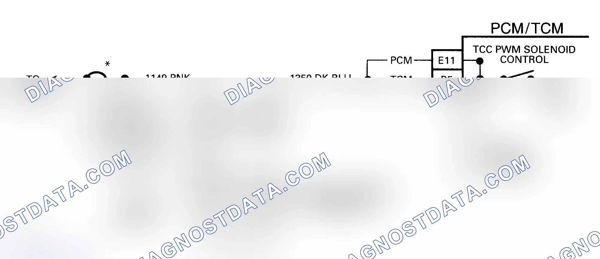 Scheme 544: DTC 83 Schematic ("G" & "P" Series - 4L80-E) TCC PWM Solenoid Circuit Fault