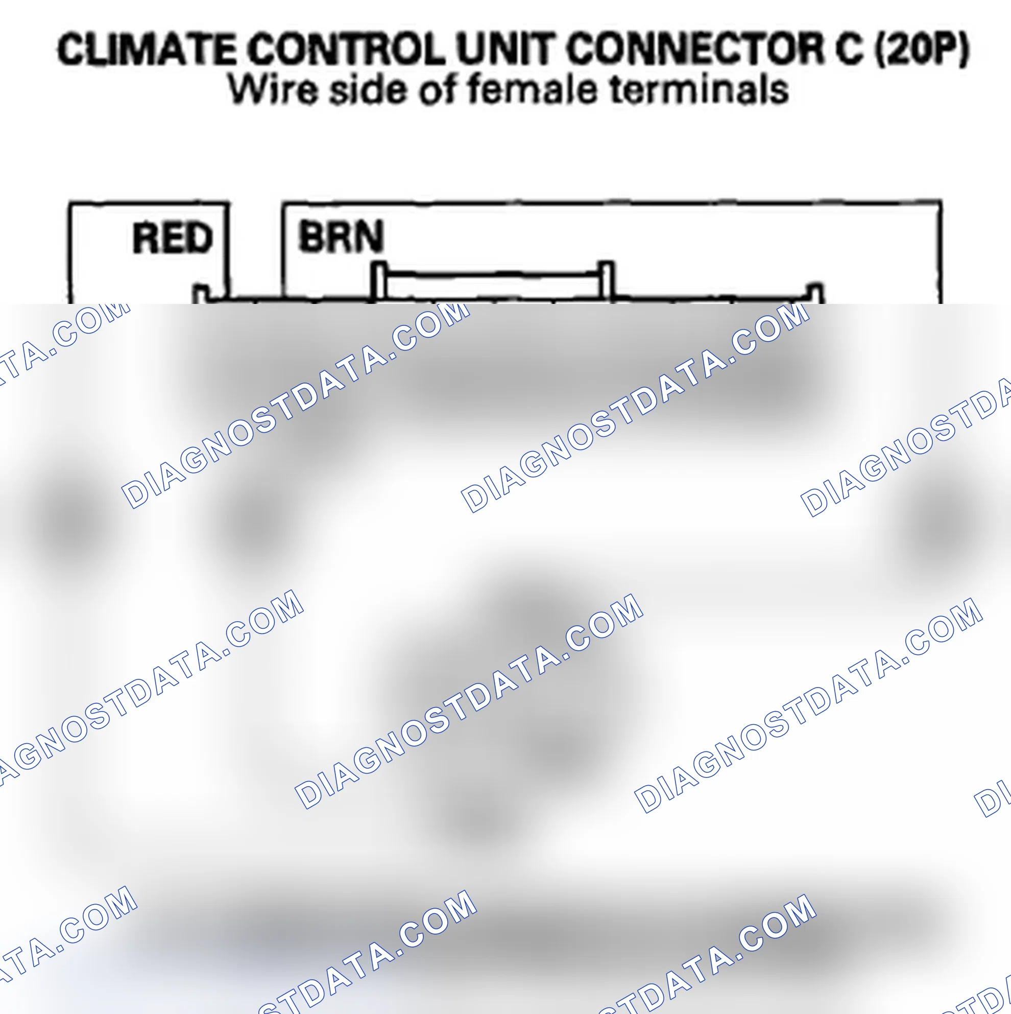 Scheme 104: DTC B2979 or DTC indicator E and Windshield Defrost: An Open in the A/C Pressure Sensor Circuit