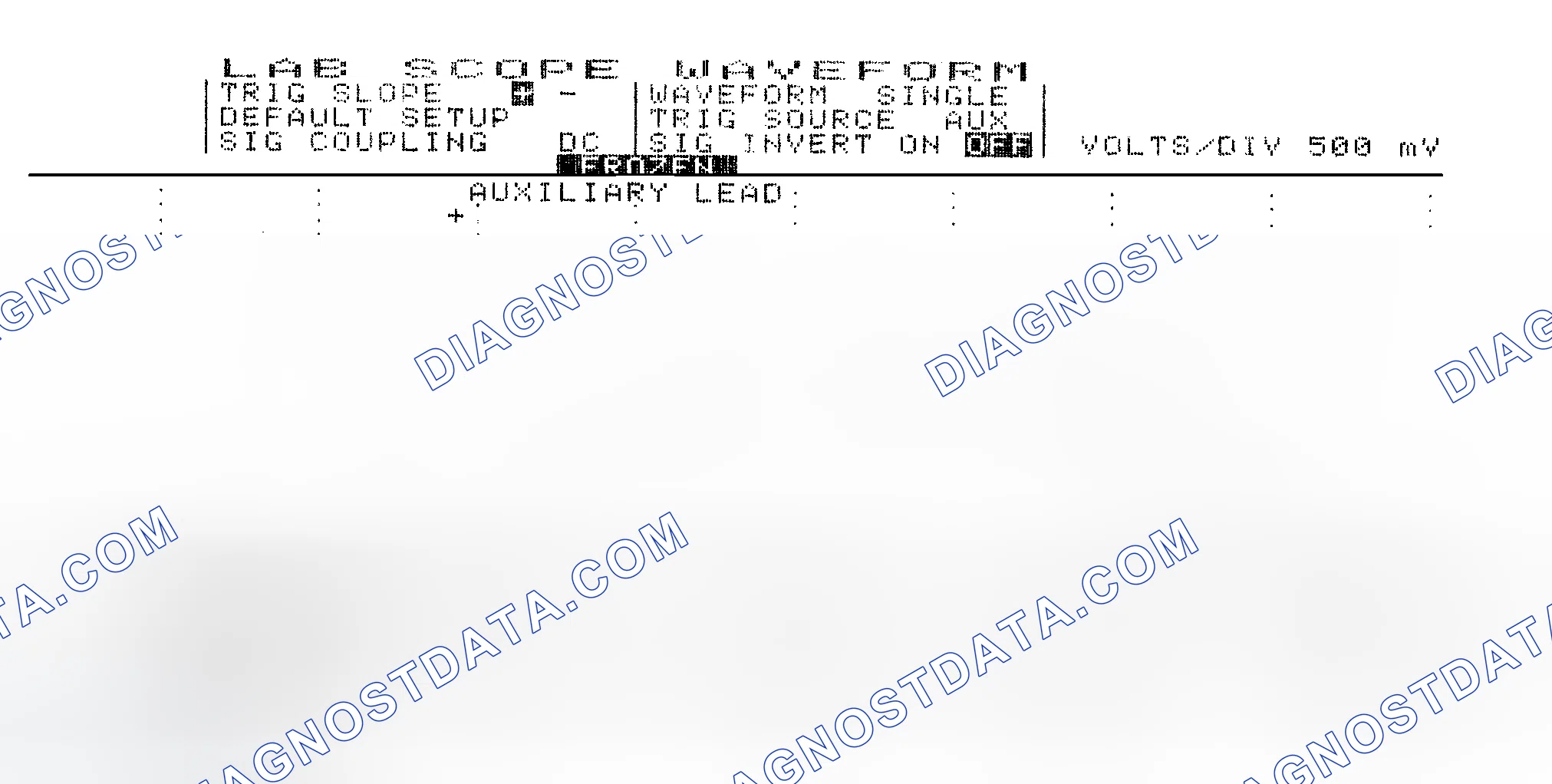 Scheme 14: Single Injector w/Excessive Current Flow - Current Pattern