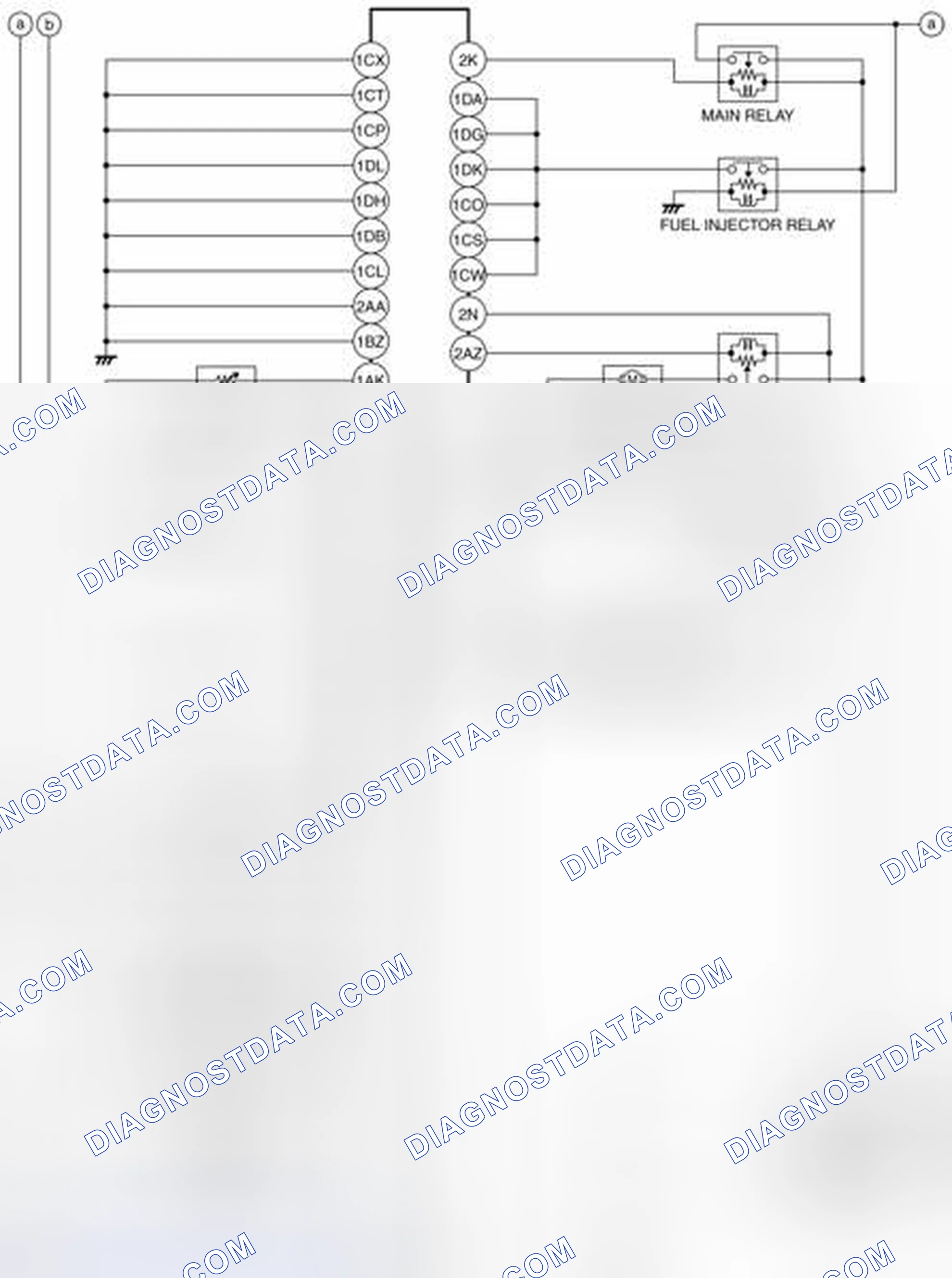 Scheme 175: Engine Control System Wiring Diagram (1 Of 3)