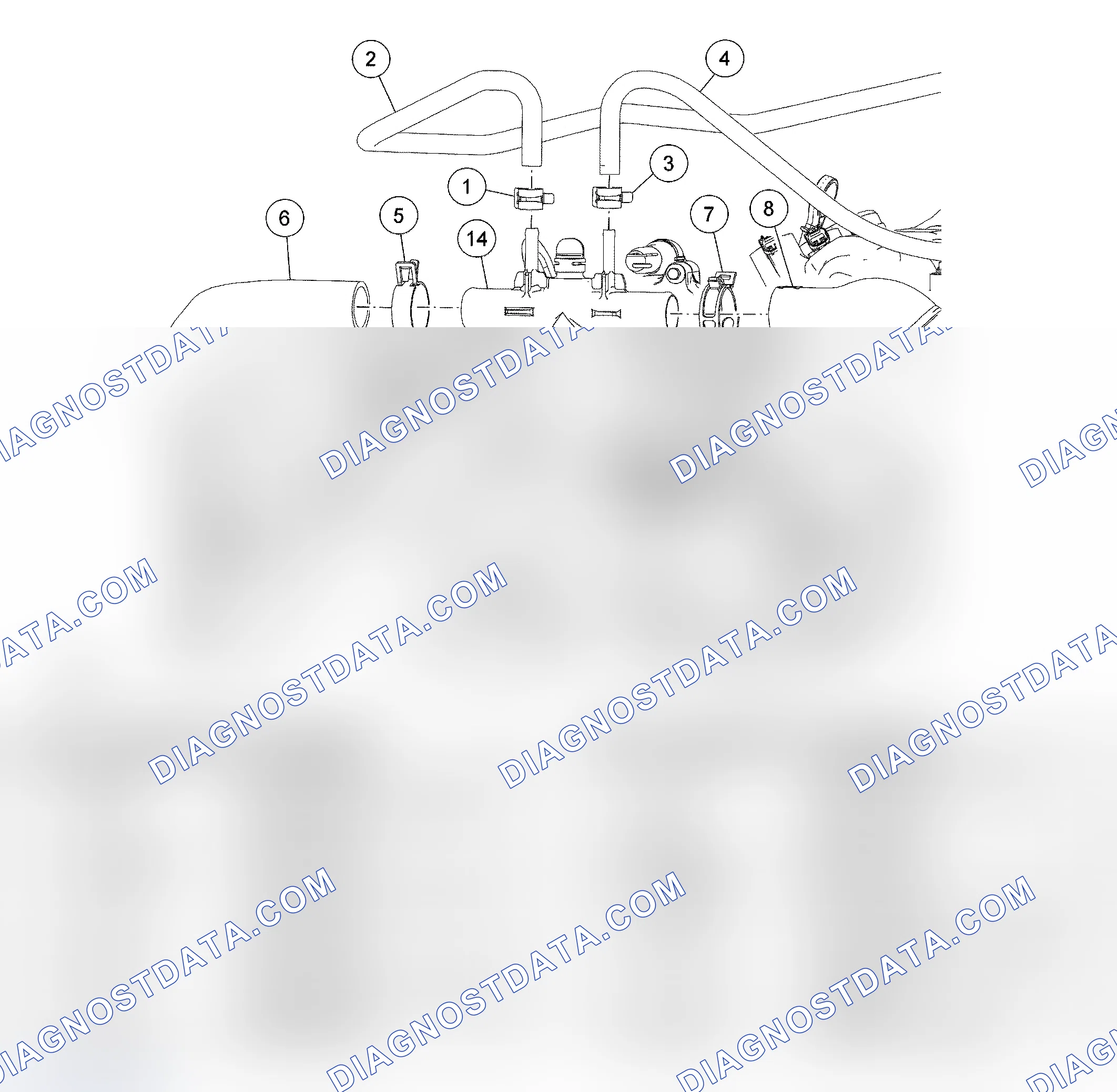 Scheme 6: Thermostat and Thermostat Housing - Exploded View