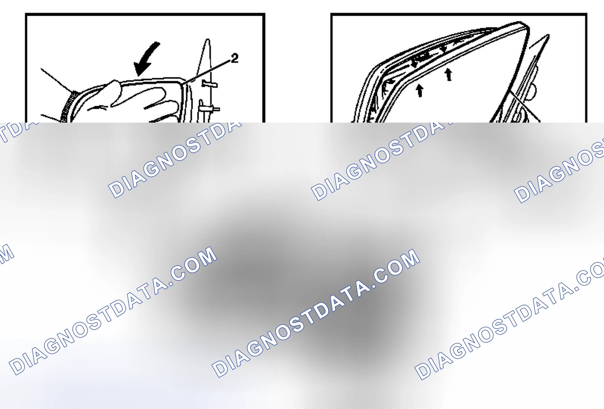 Scheme 12: Outside Rearview Mirror Glass Replacement