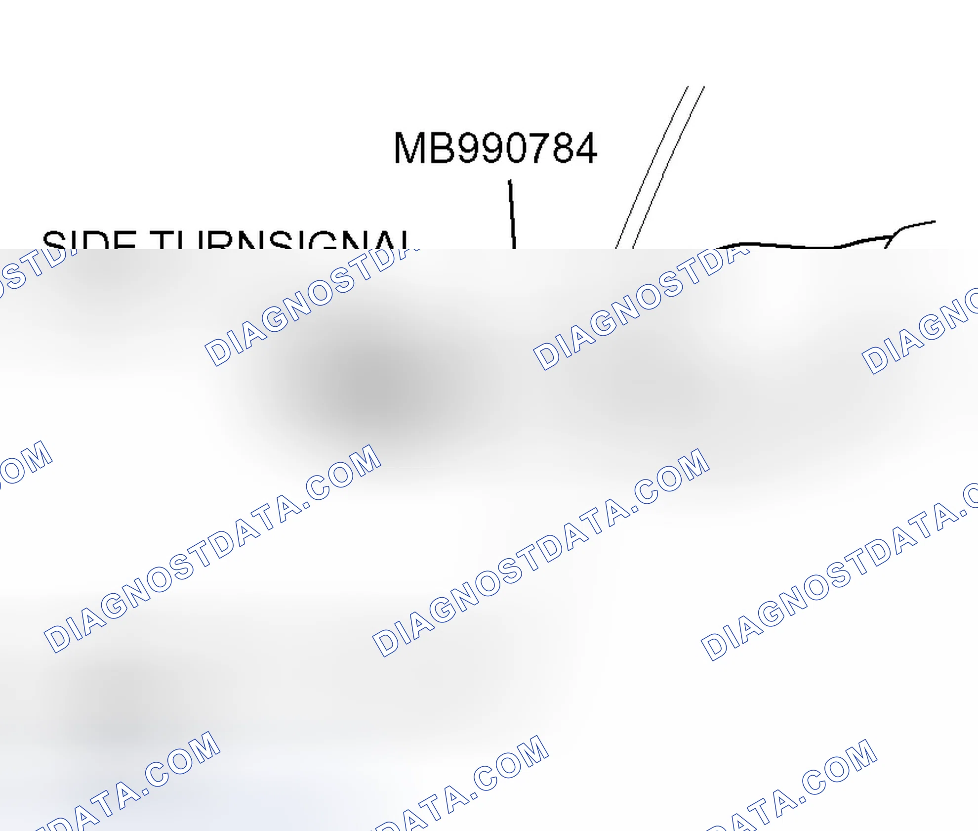 Scheme 5: << A >> SIDE TURN SIGNAL LIGHT REMOVAL