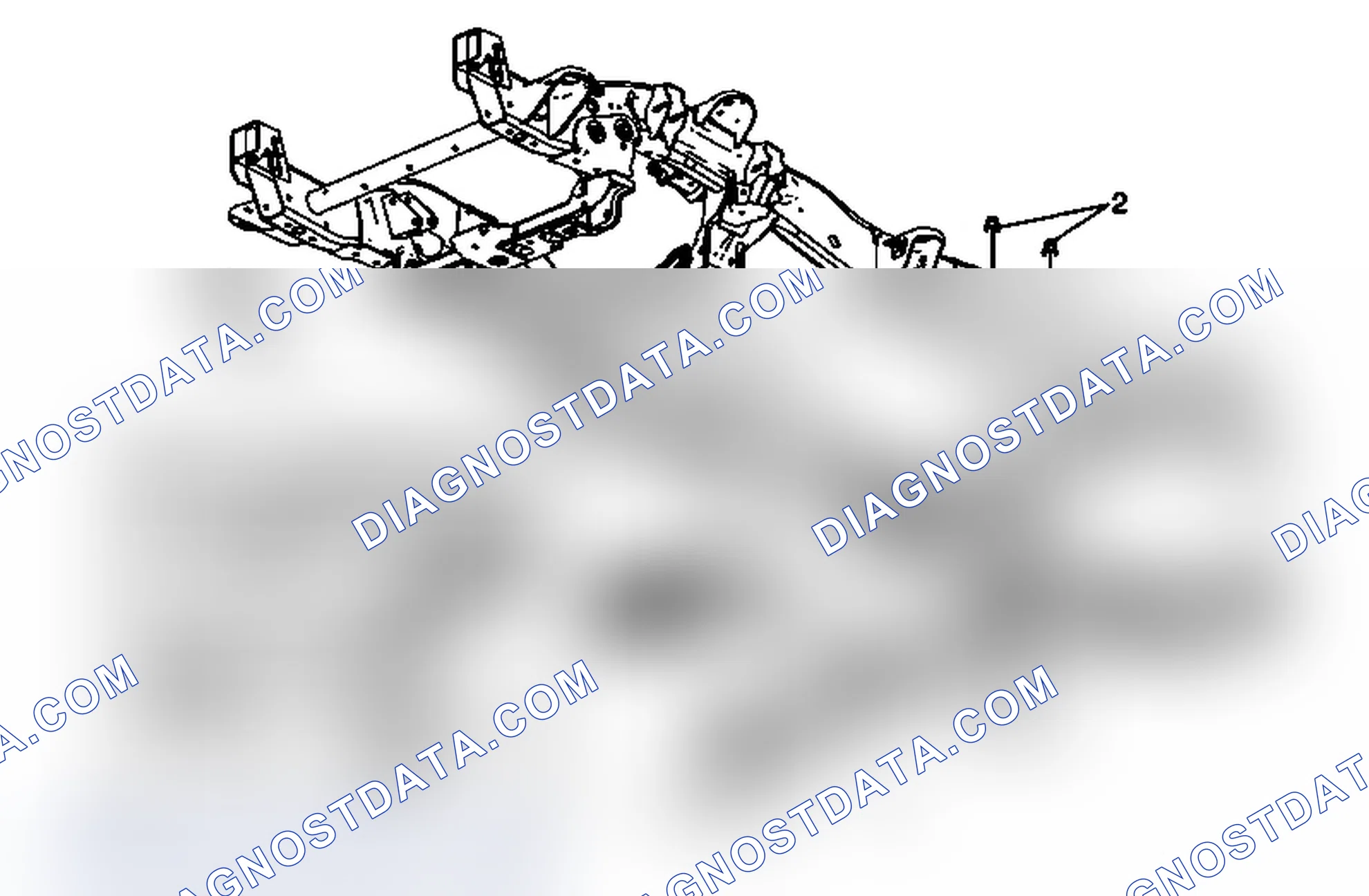 Scheme 13: Transmission Support Crossmember Replacement (2WD 2500 Series)