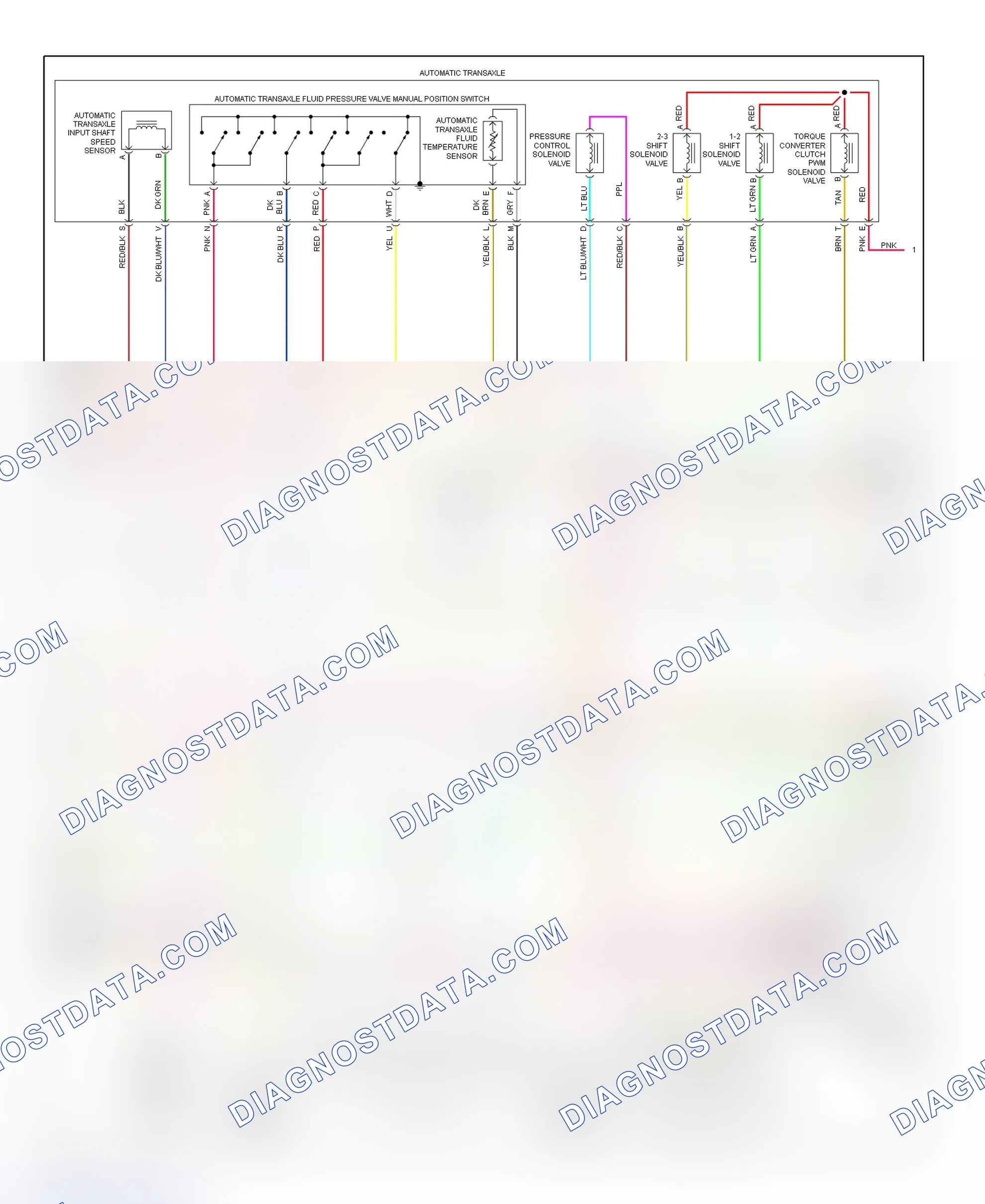 Scheme 113: PCM Wiring Diagram (Cavalier & Sunfire - 2.4L - 2 Of 3)