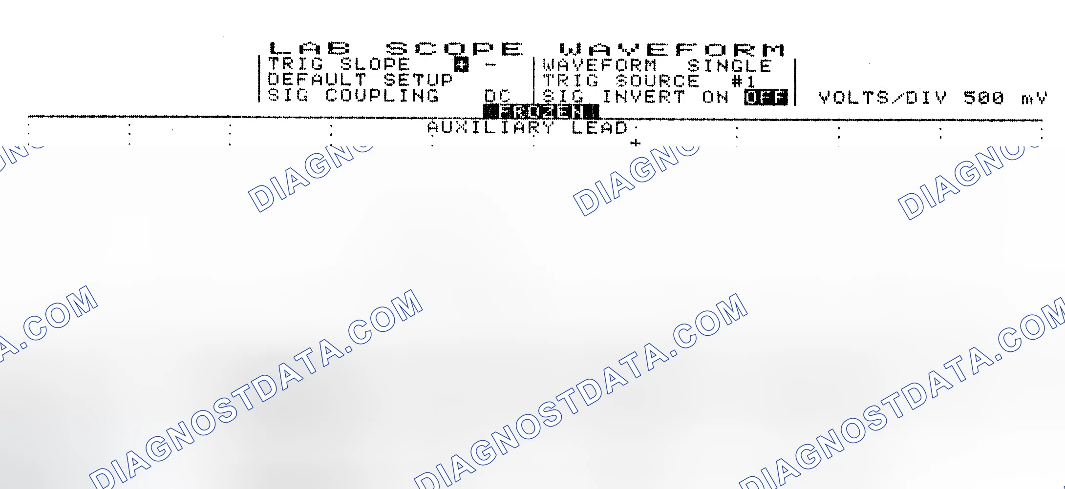 Scheme 10: Single Injector w/Excessive Current Flow - Current Pattern