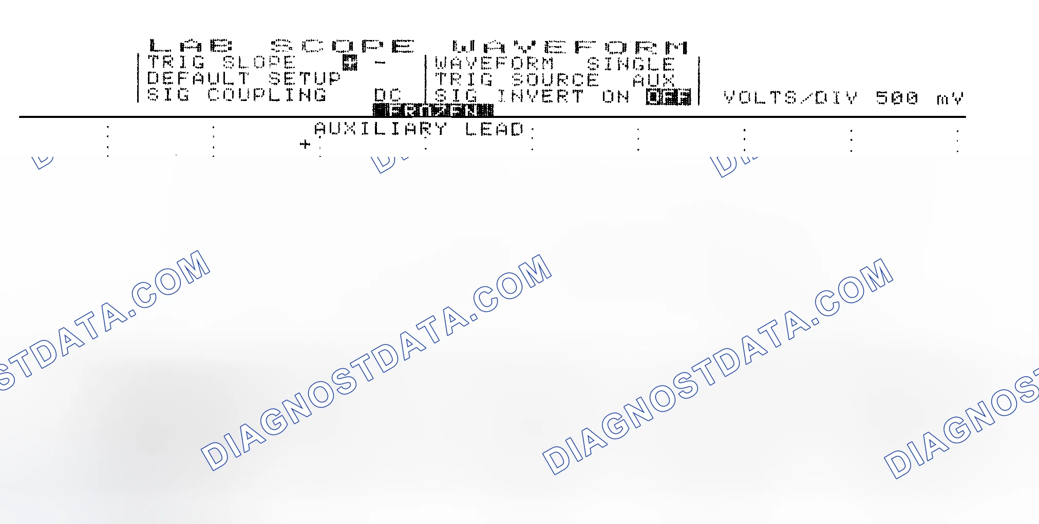 Scheme 14: Single Injector w/Excessive Current Flow - Current Pattern
