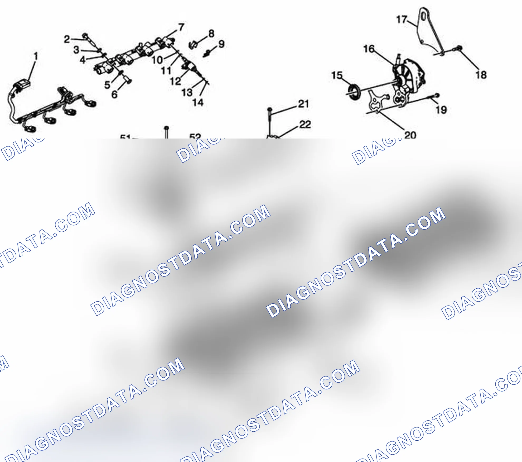 Scheme 250: Cylinder Head and Components