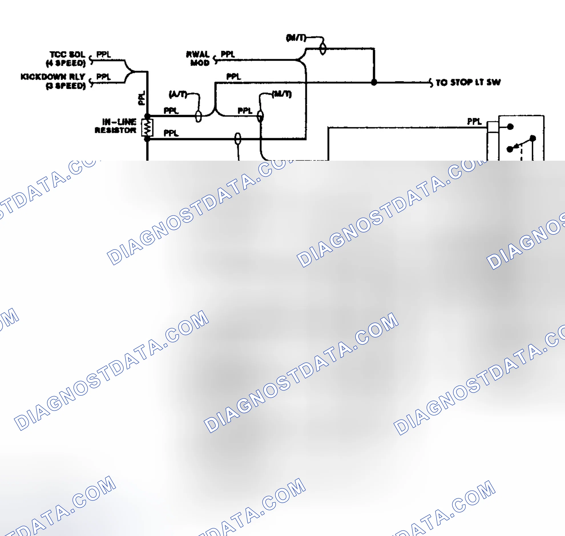 Scheme 3: Transfer Case Circuit (1989)