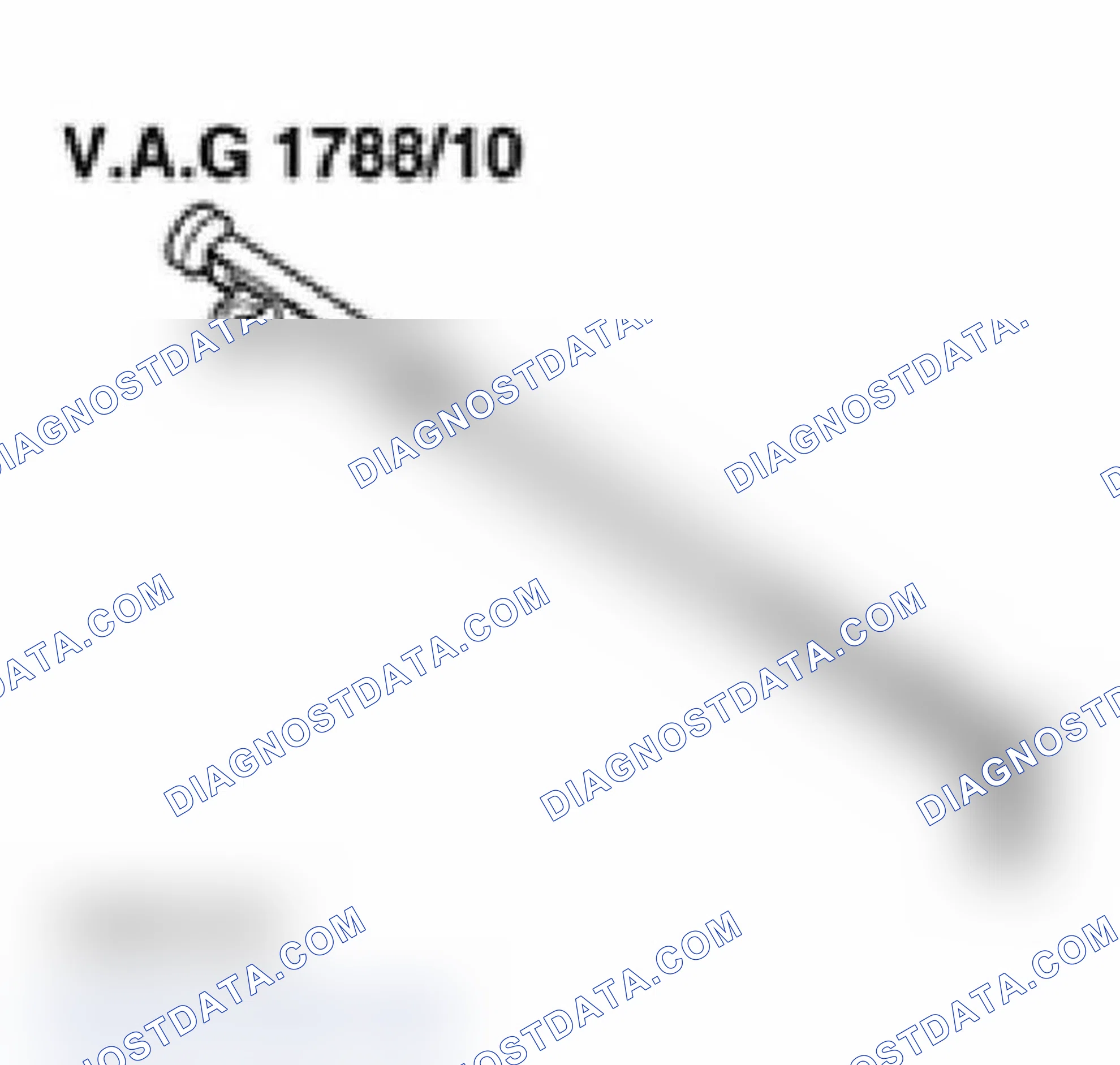Scheme 102: Required special tools and test equipment