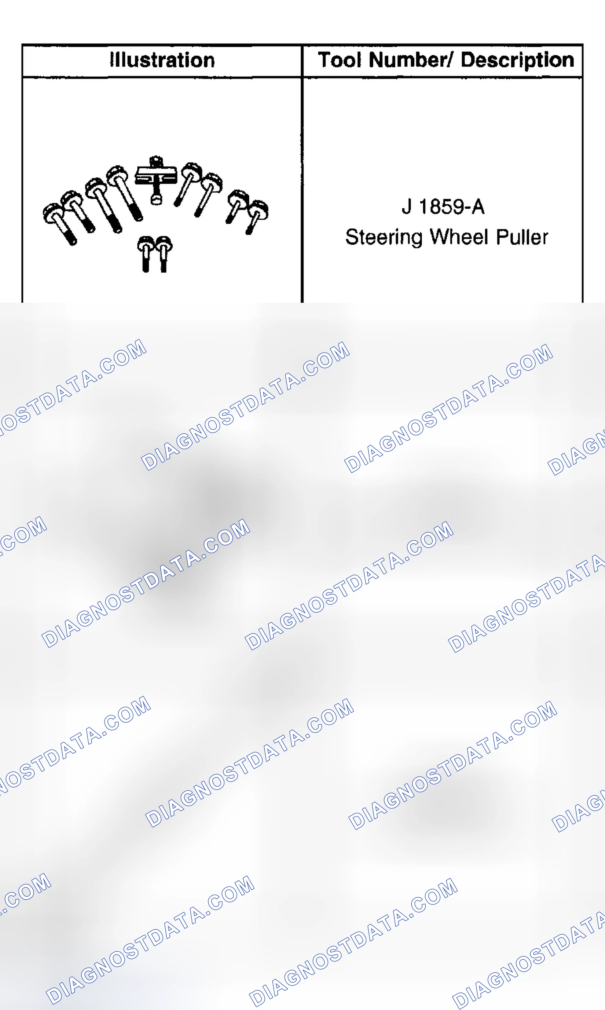 Scheme 87: Special Tools & Equipment