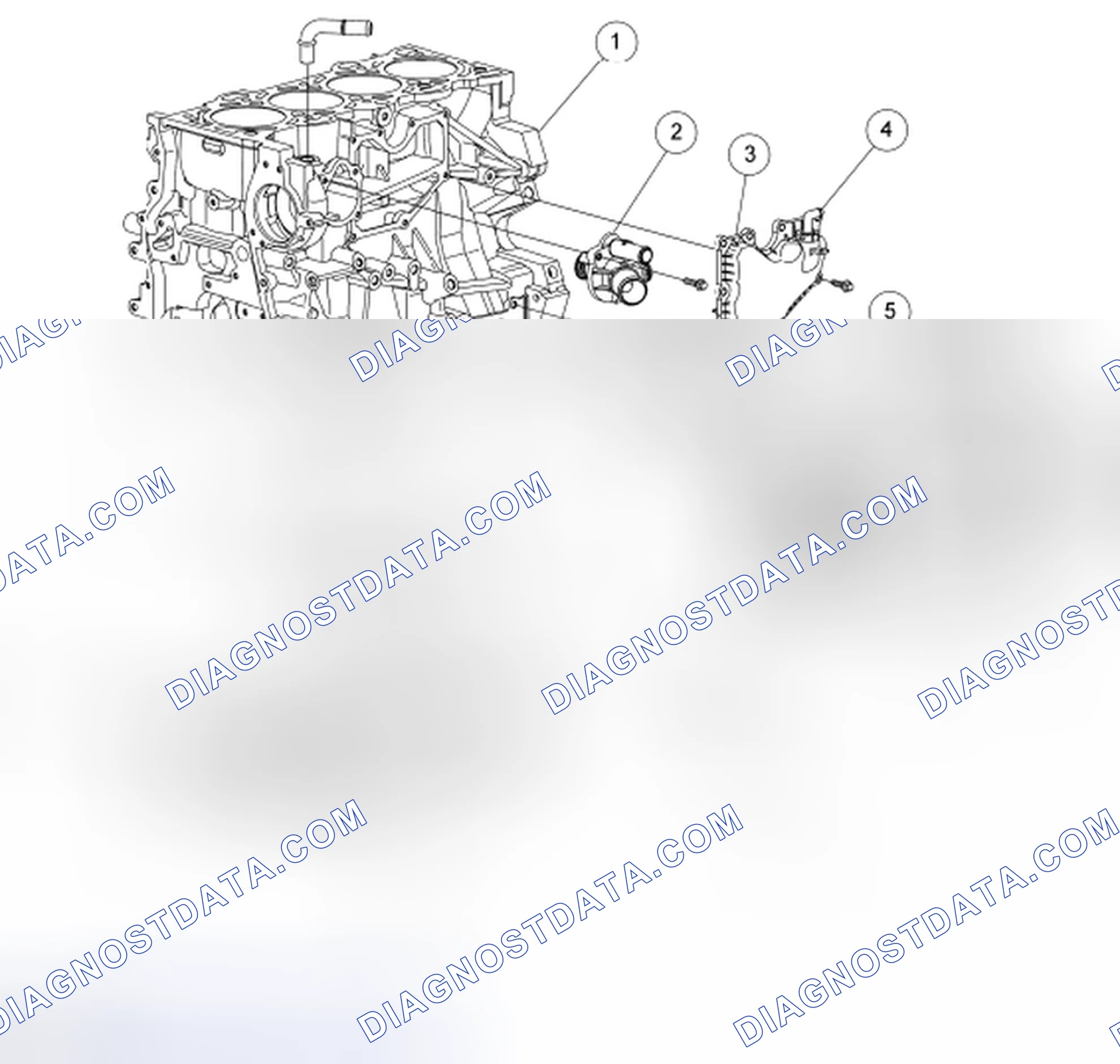 Scheme 209: Engine - Lower Engine Block (View 1)
