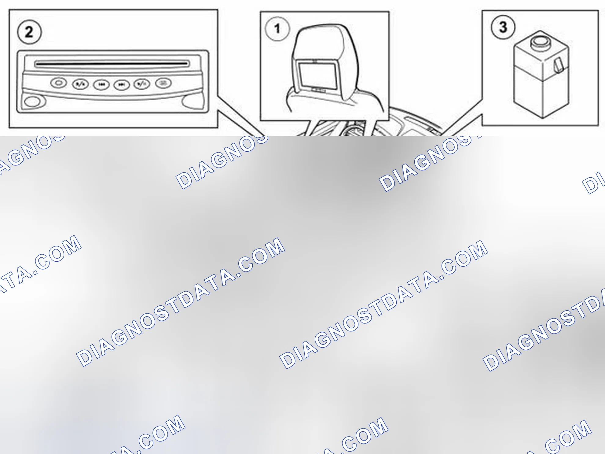 Scheme 43: REAR SEAT ENTERTAINMENT SYSTEM