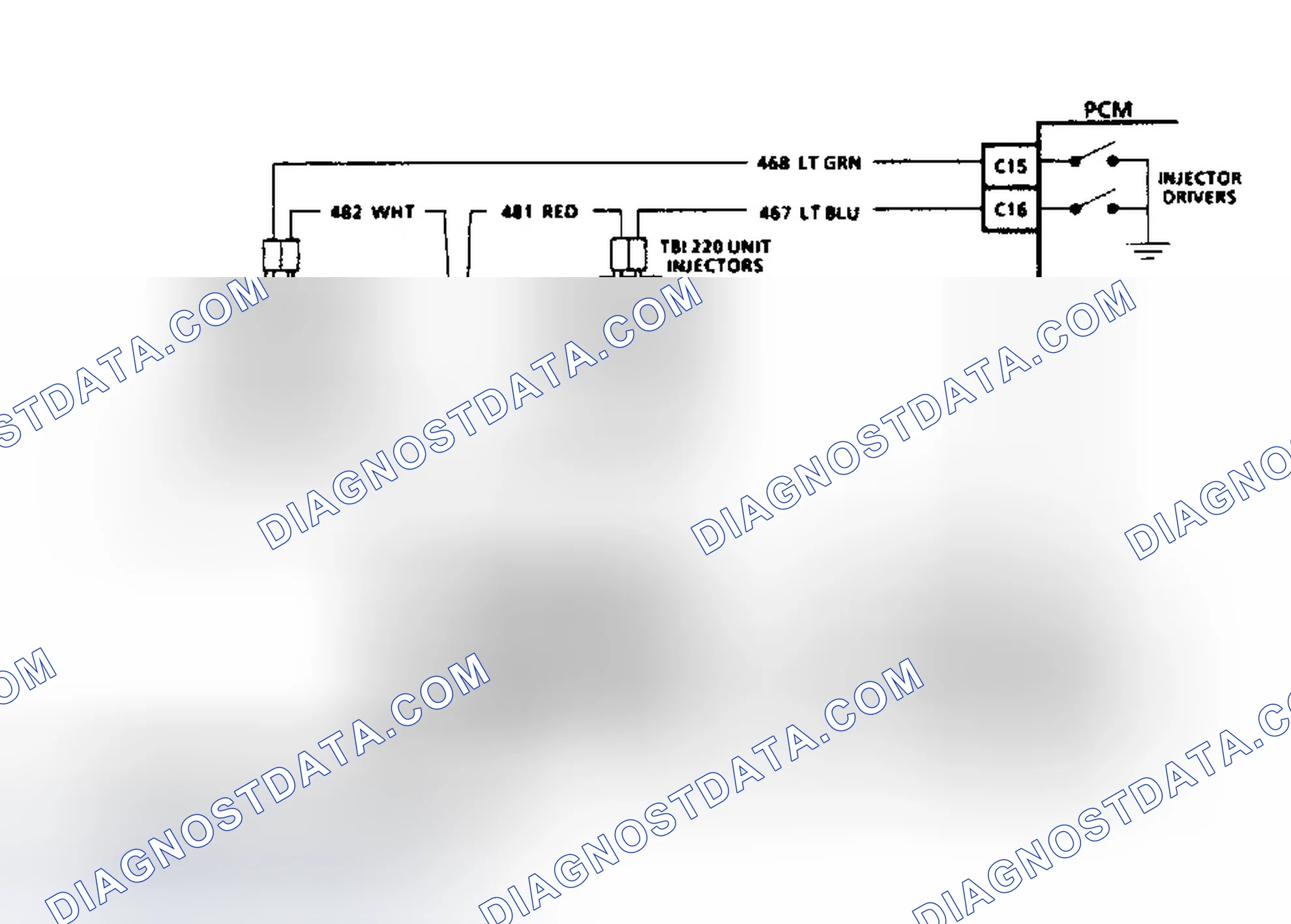 Scheme 10: HEI Ignition & Injector Circuits (2.8L, 4.3L TBI, 5.0L, 5.7L & 7.4L With 4L80-E Transmission)