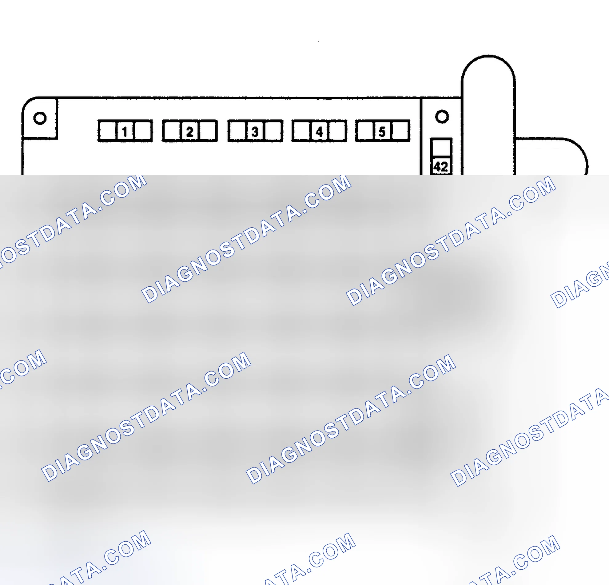 Scheme 4: INTERIOR FUSE PANEL IDENTIFICATION (E-SERIES) - 1997-99