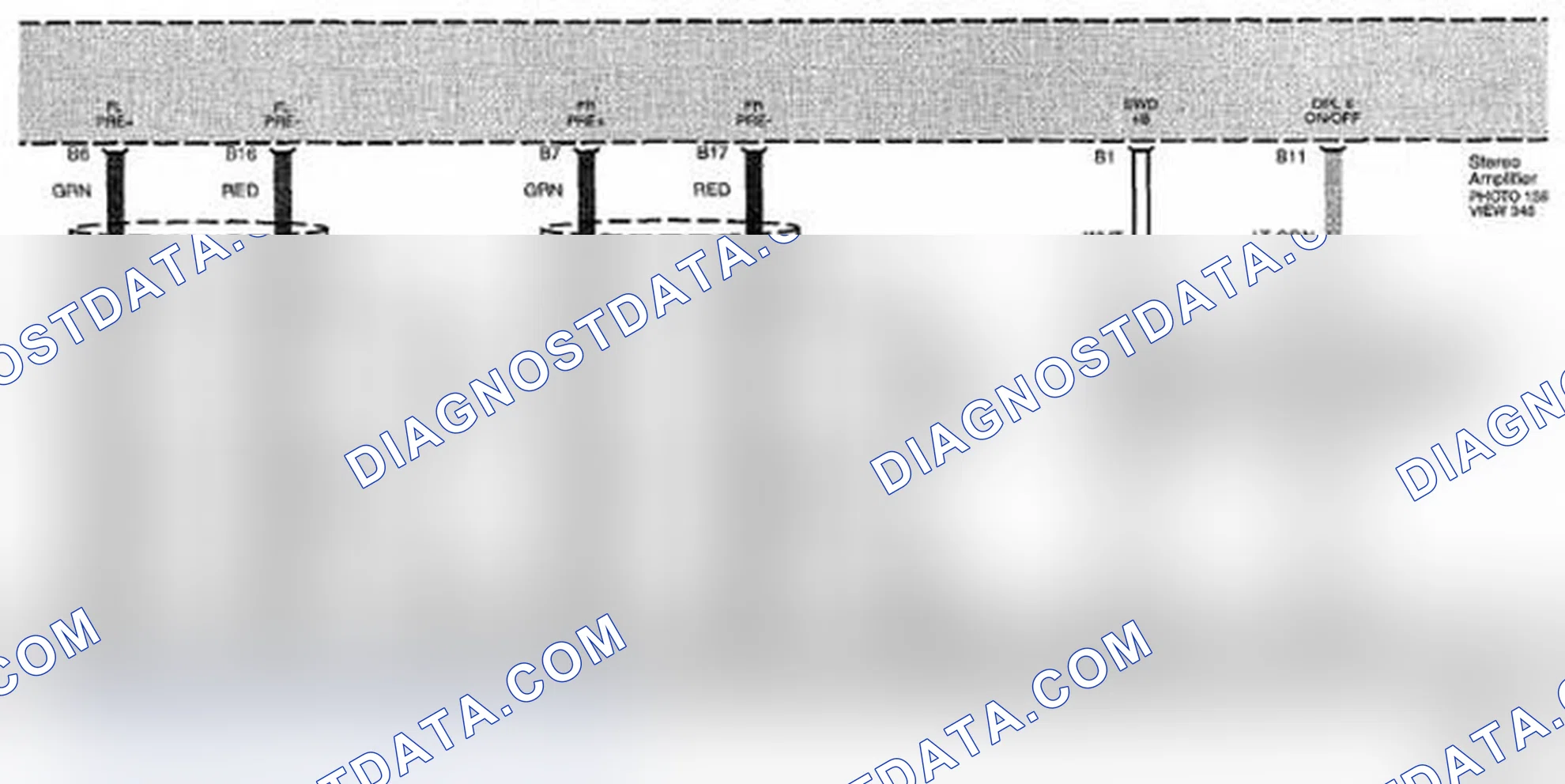 Scheme 431: Audio System Circuit Diagram - Without Navigation (Page 150-10)