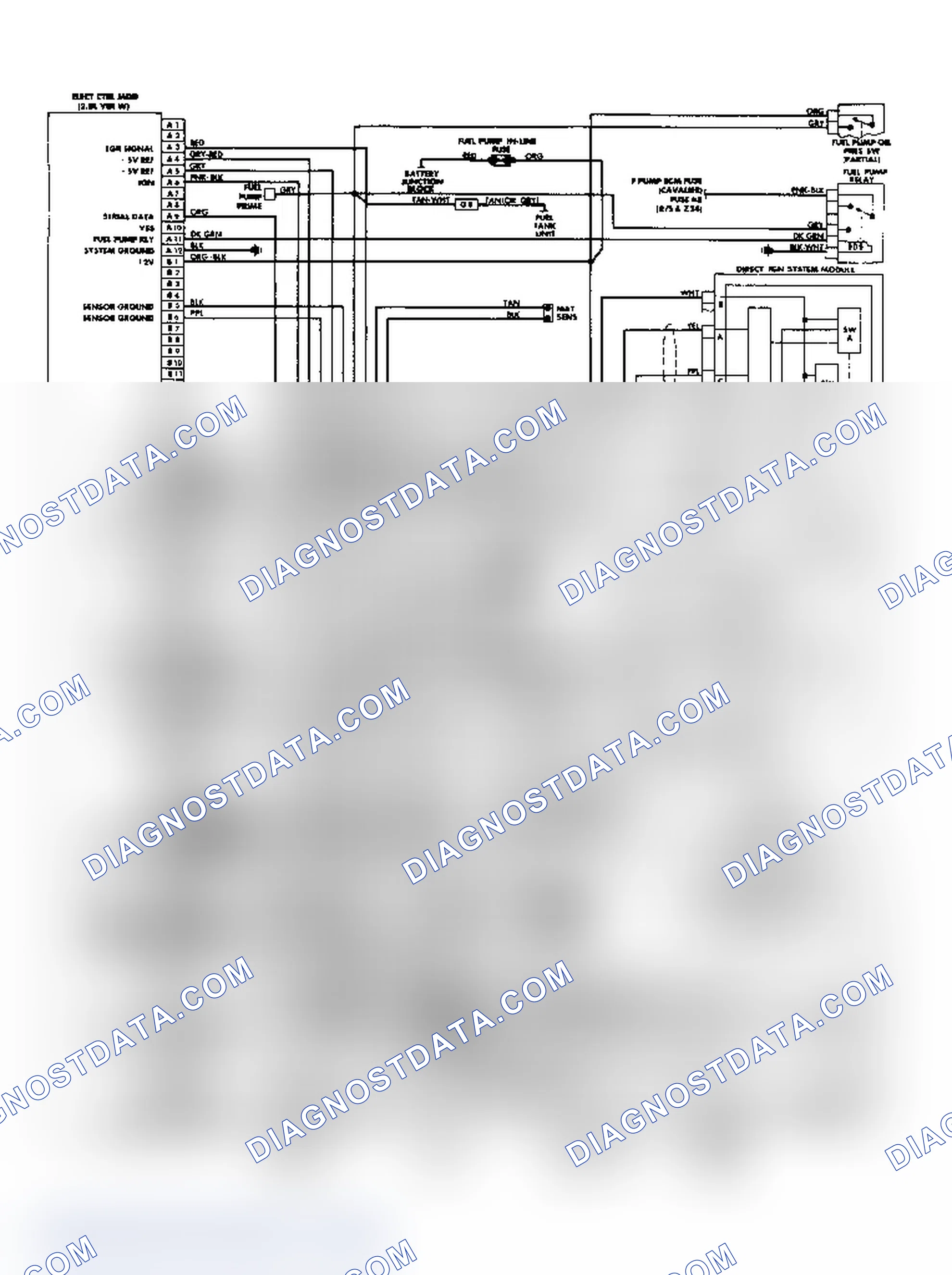 Scheme 19: 1988 Cavalier 2.8L Fuel Injection Wiring Diagram