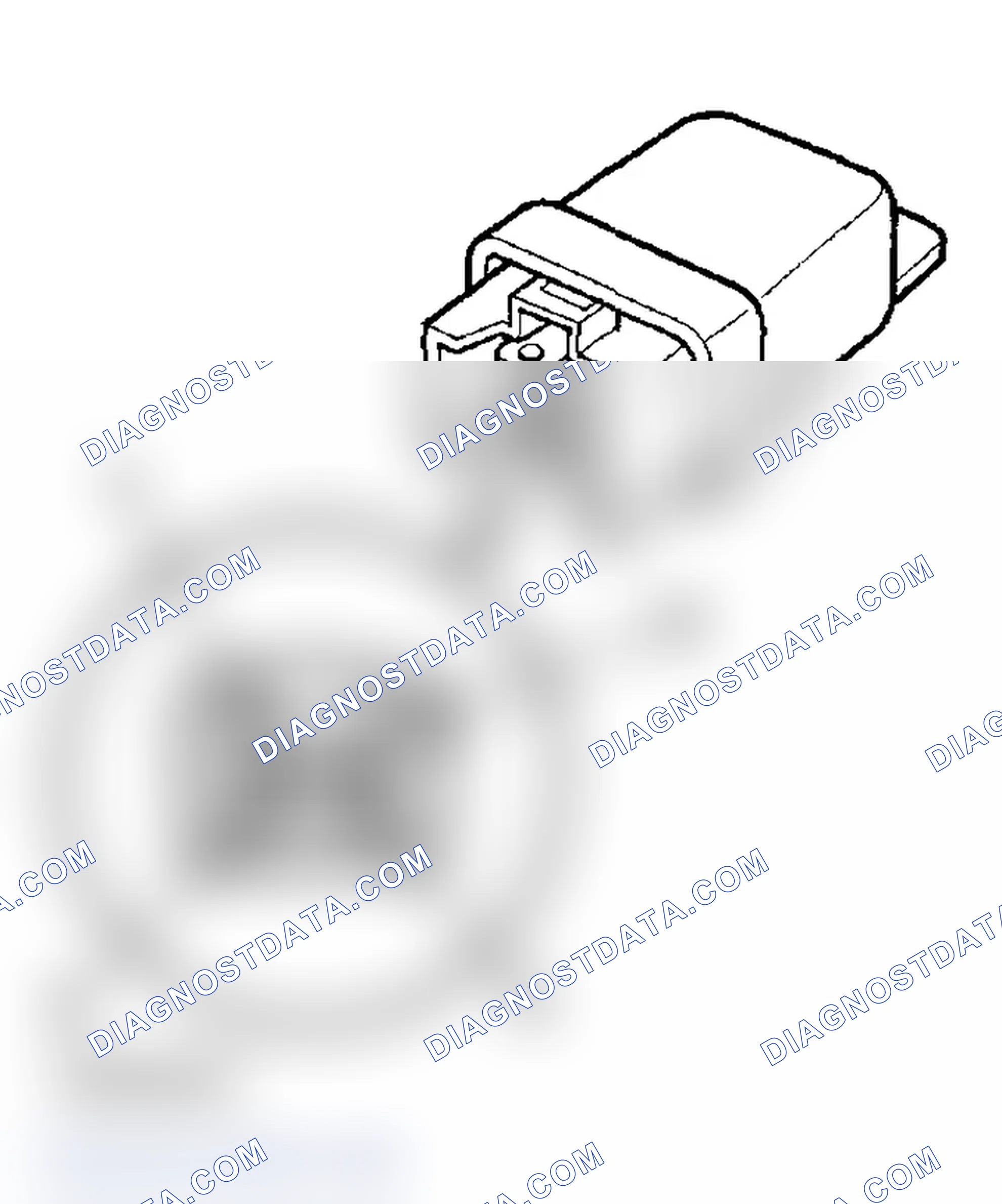 Scheme 62: Rear BOSE stereo amplifier relay