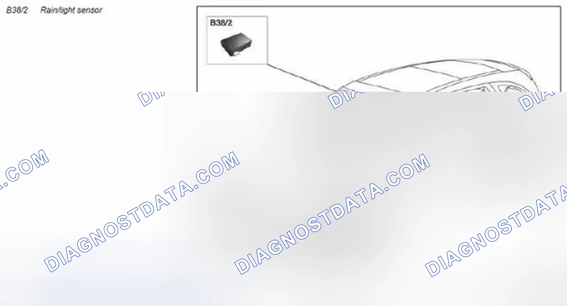 Scheme 11: Rain/light sensor, component description - GF54.21-P-6000RT