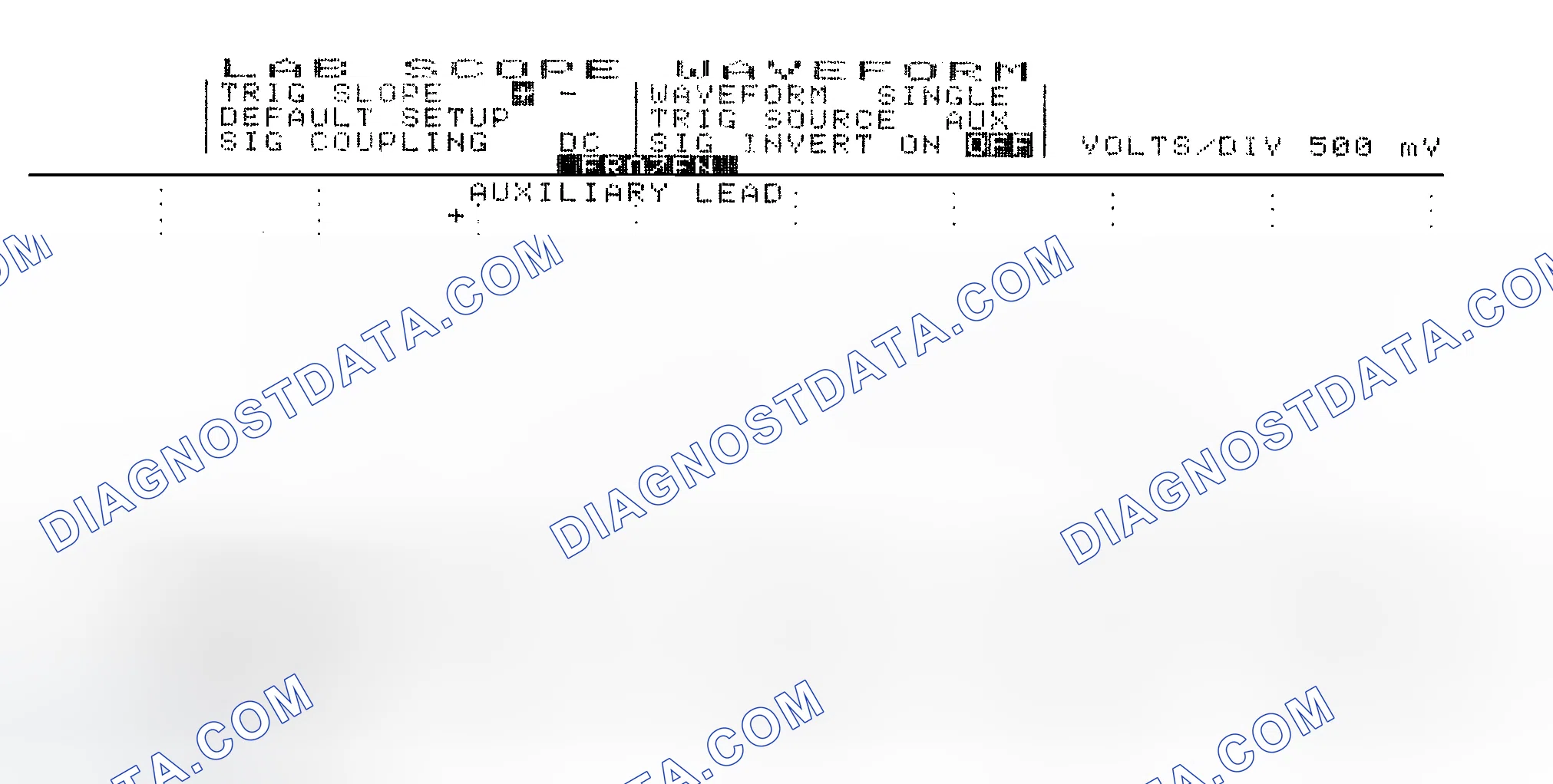 Scheme 14: Single Injector w/Excessive Current Flow - Current Pattern
