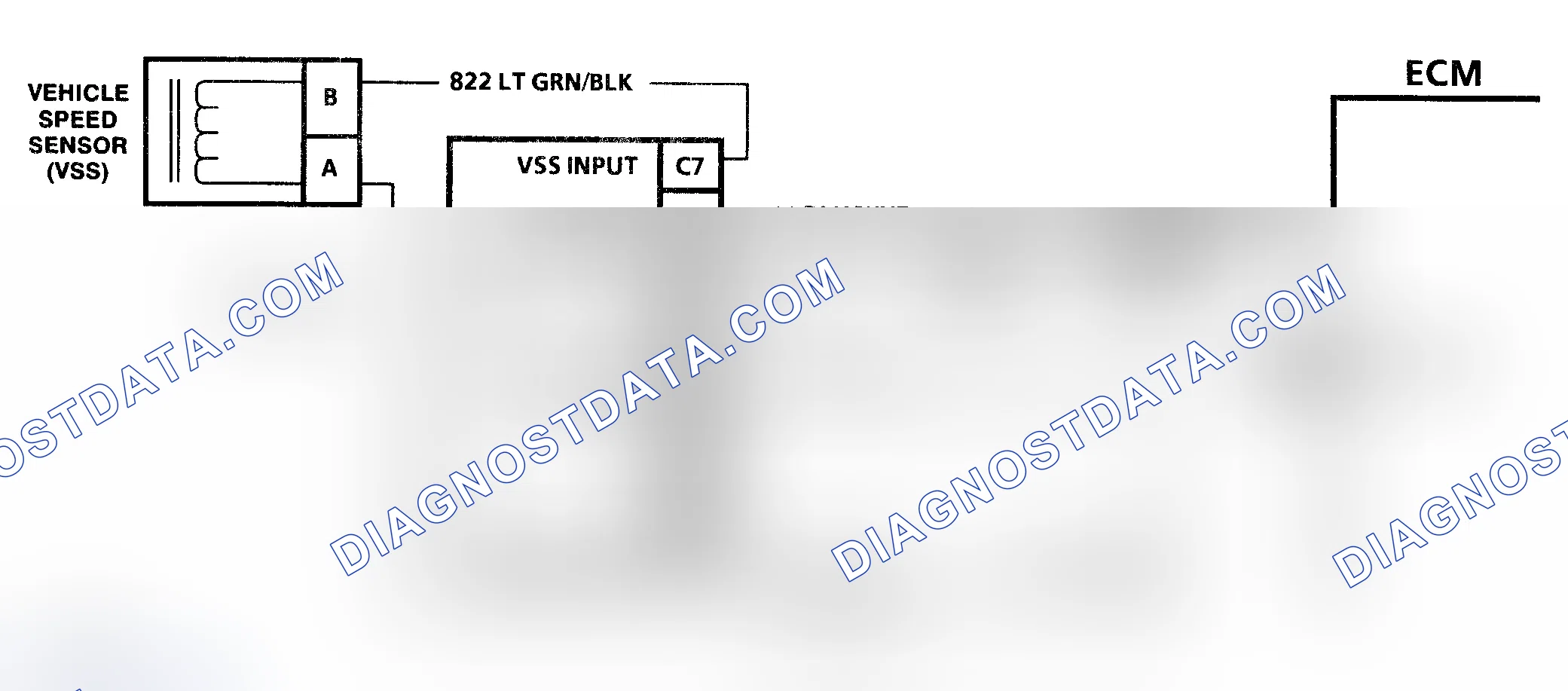 Scheme 14: Code 24 Schematic ("C" & "K" Series 5.7L M/T) Vehicle Speed Sensor
