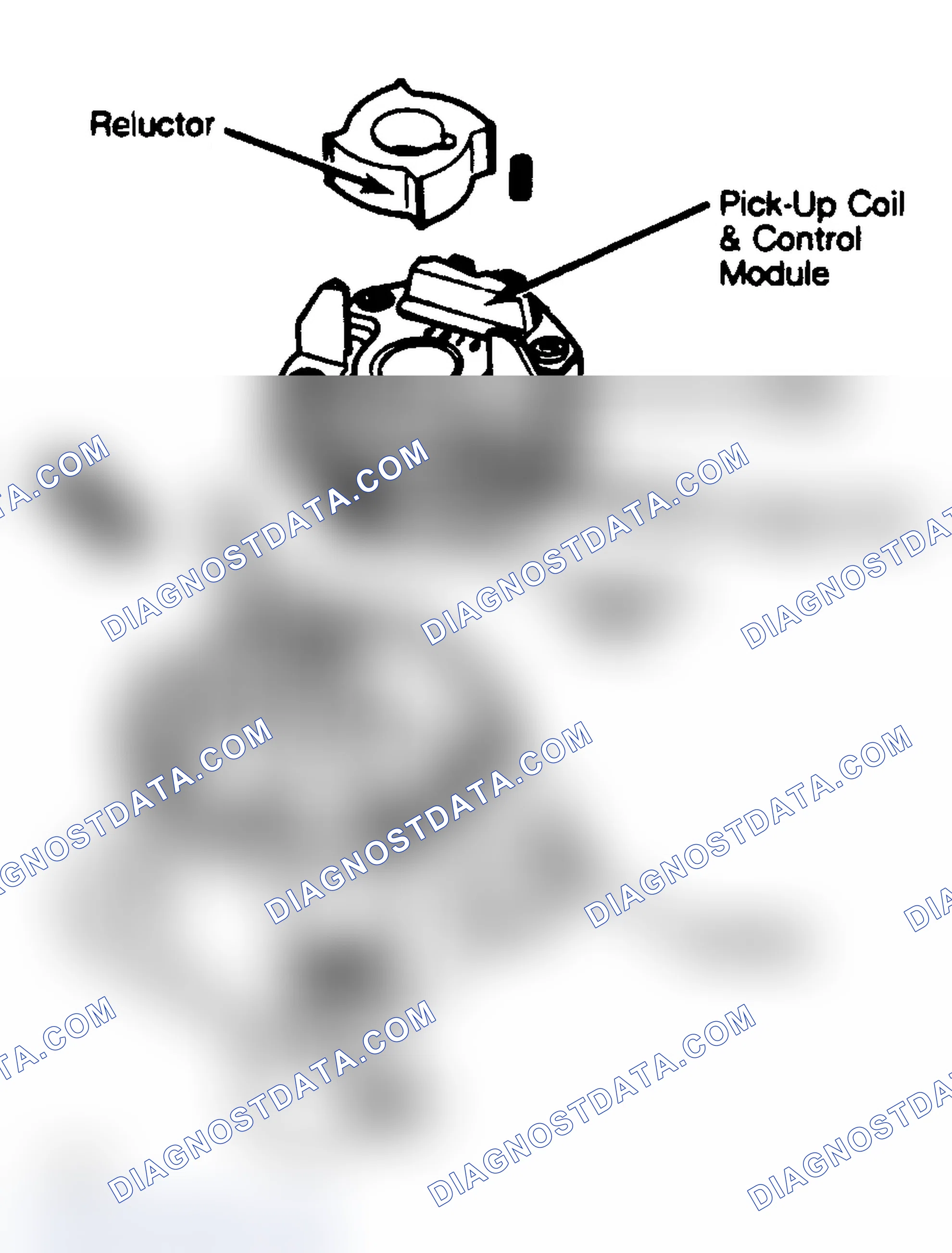 Scheme 11: Distributor Breaker Plate Assembly Note stator-to-pick-up coil and module relationship.