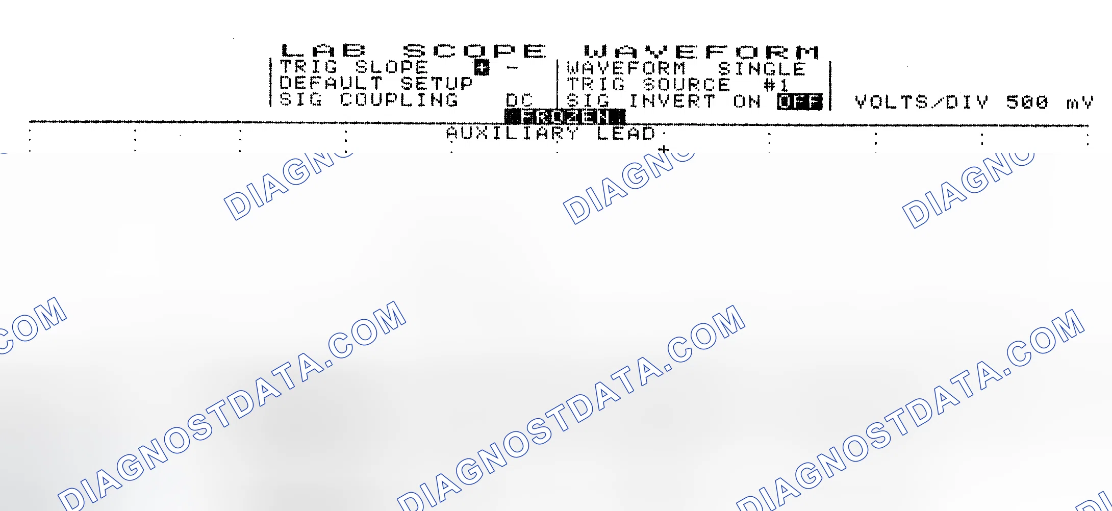Scheme 10: Single Injector w/Excessive Current Flow - Current Pattern