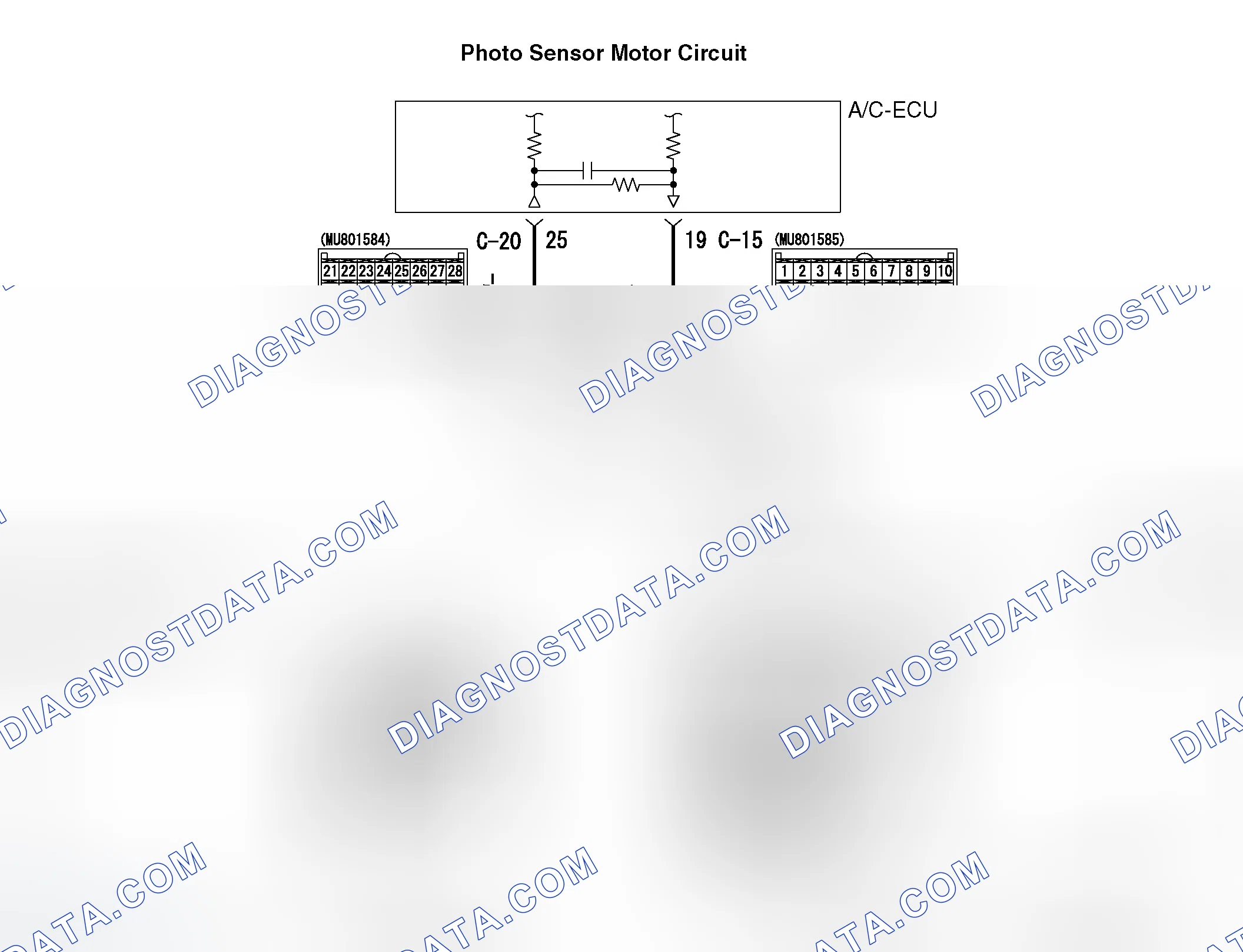 Scheme 322: INSPECTION PROCEDURE 7: WHEN SUNLIGHT INTENSITY CHANGES, AIR OUTLET TEMPERATURE DOES NOT CHANGE