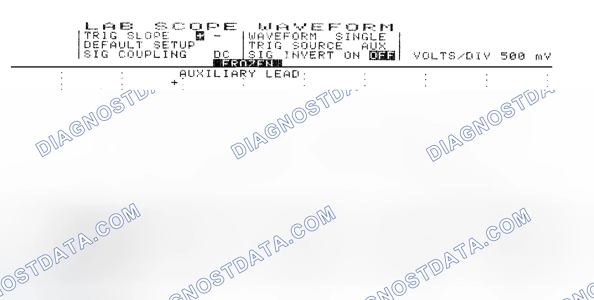 Scheme 14: Single Injector w/Excessive Current Flow - Current Pattern