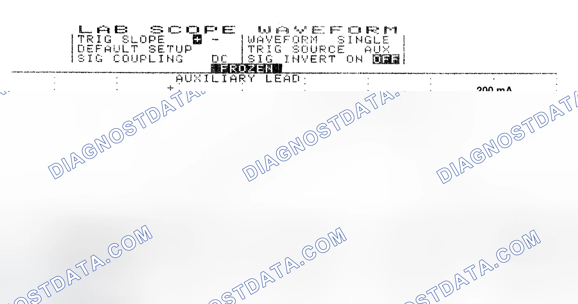 Scheme 13: Single Injector w/Normal Current Flow - Current Pattern