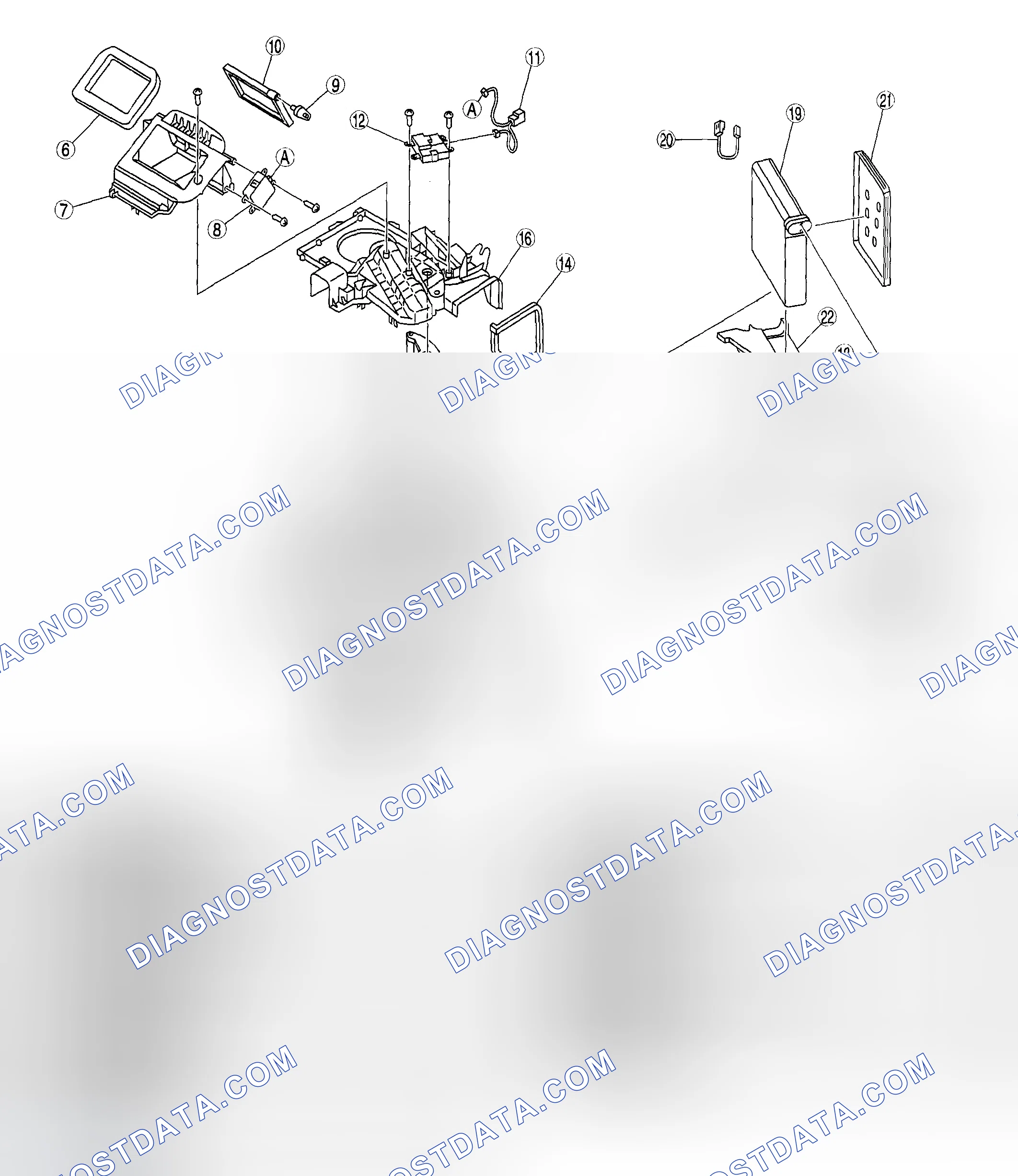 Scheme 8: A/C UNIT DISASSEMBLY/ASSEMBLY