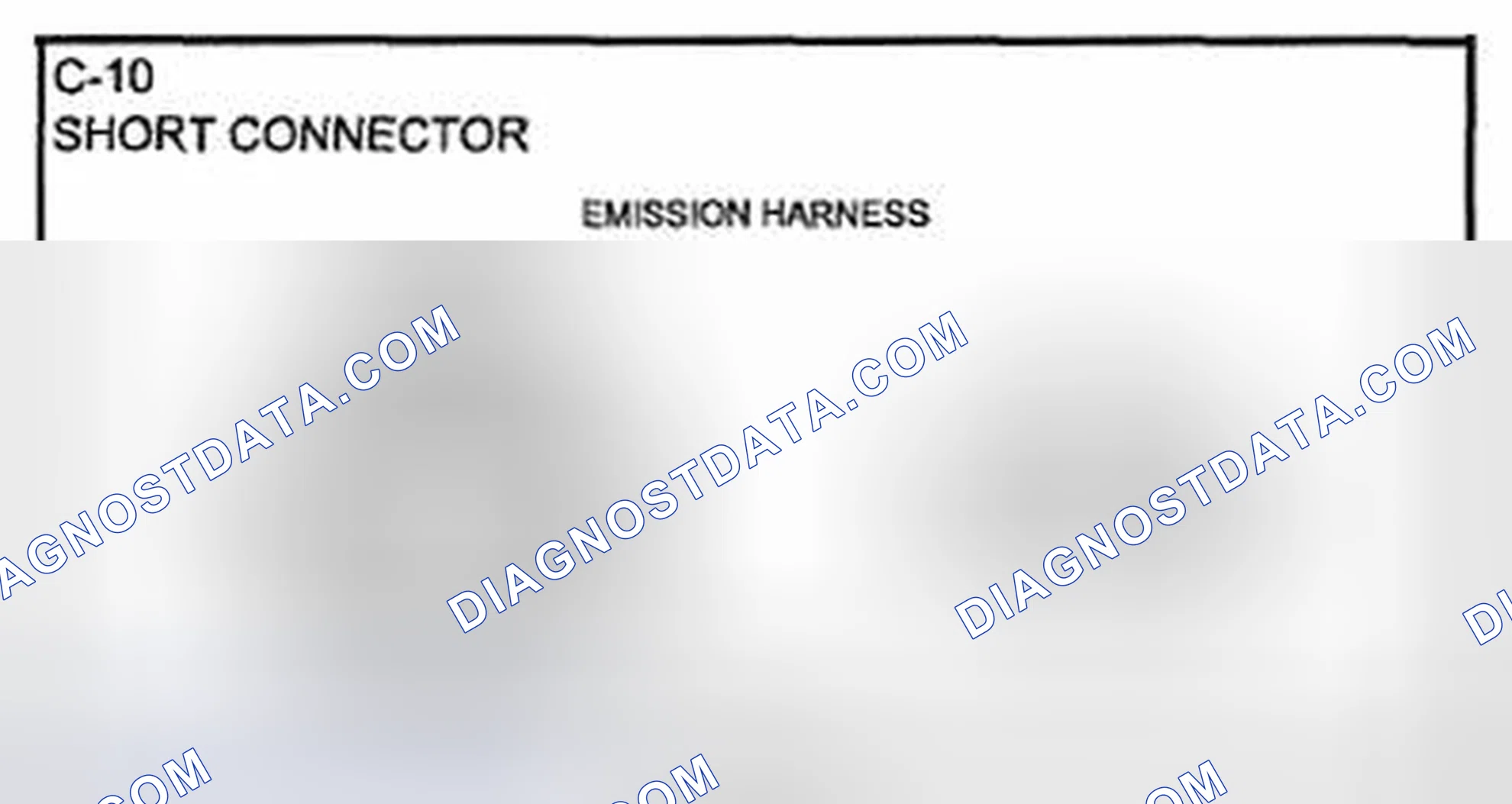 Scheme 43: Identifying Short Harness Connector Terminals (C-10)