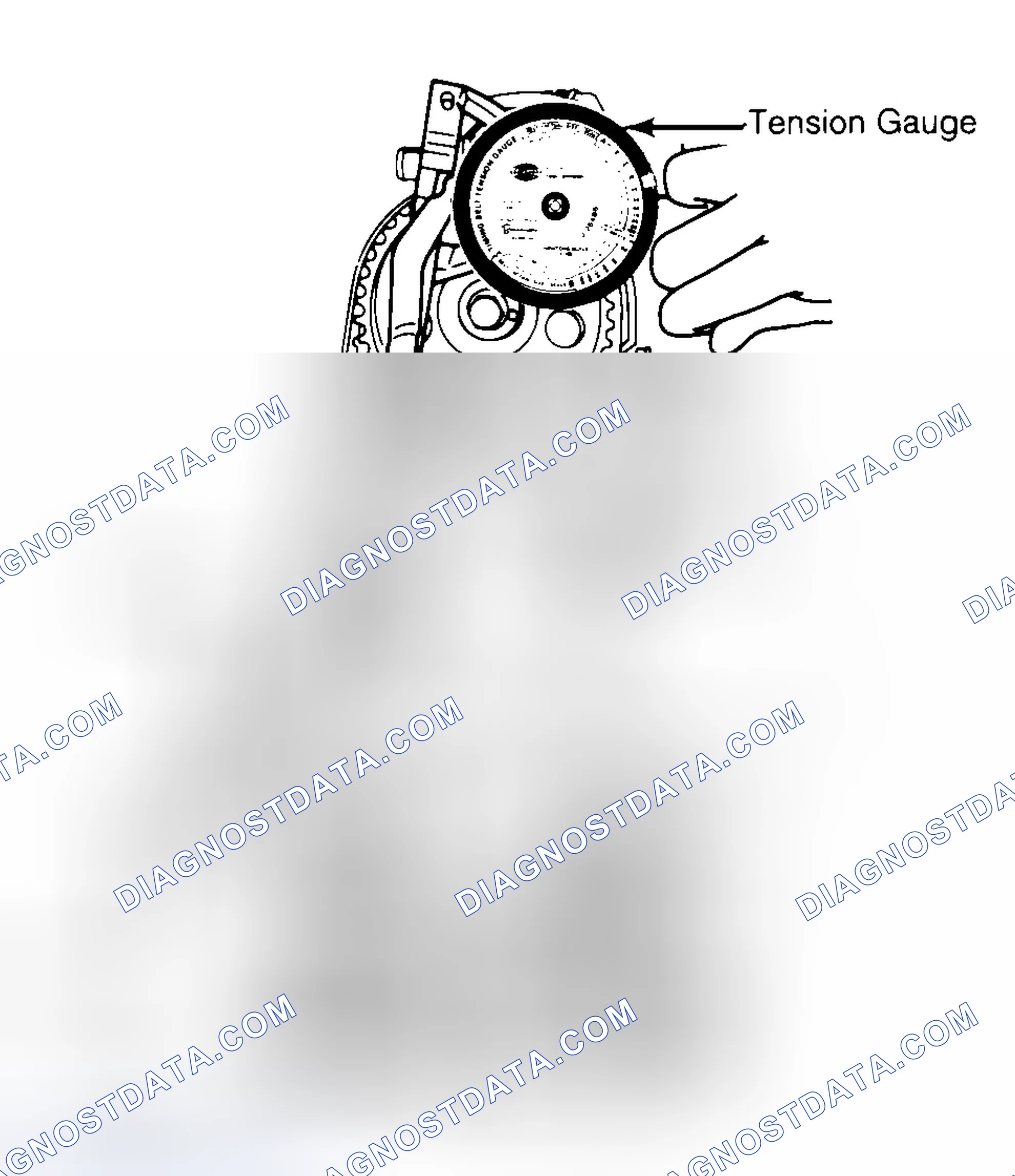 Scheme 3: Adjusting Typical Timing Belt Tension