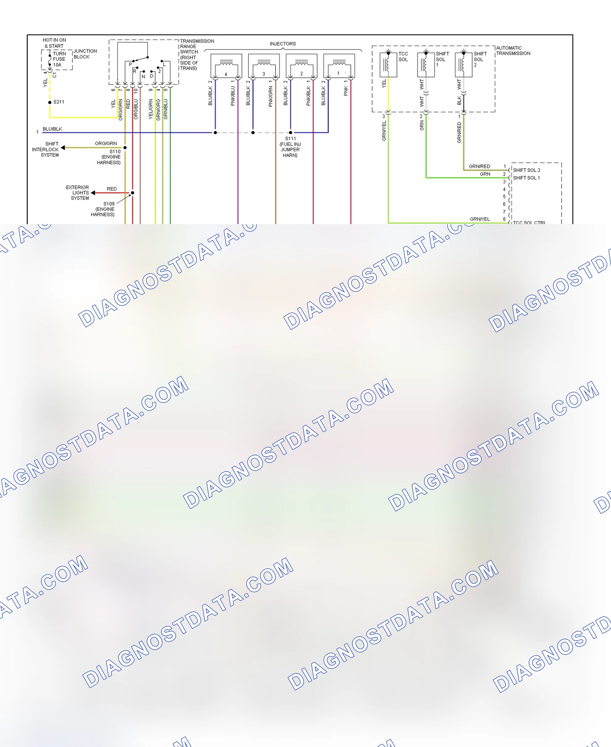 Scheme 193: PCM Wiring Diagram (Tracker - 2.0L - 3 Of 3)