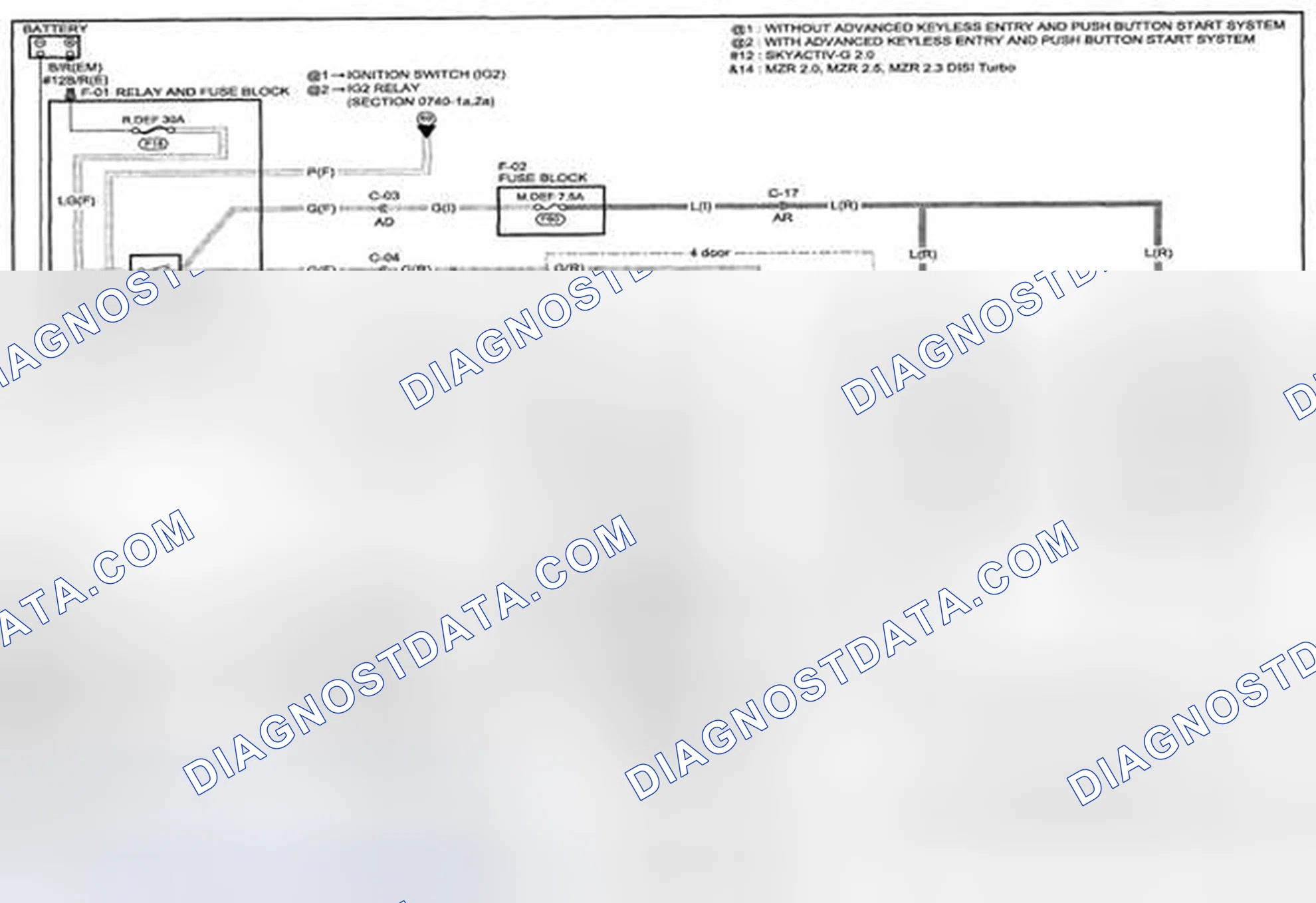 Scheme 230: Rear Window Defroster (Includes Heated Outer Mirror Information) Wiring Diagram - 0912-1 (1 Of 2)