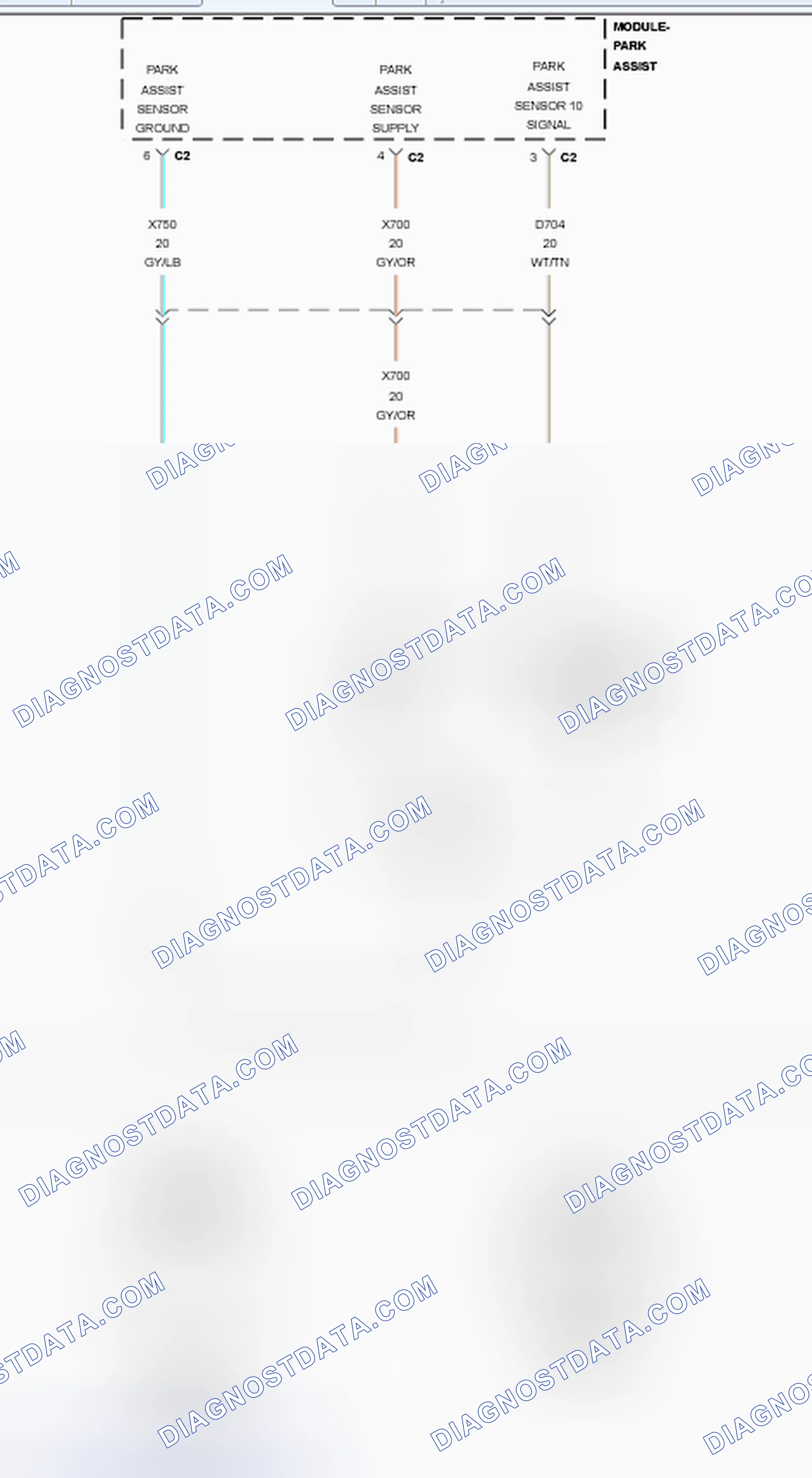 Scheme 20: B1297-11-PTS SENSOR 10 - CIRCUIT SHORT TO GROUND