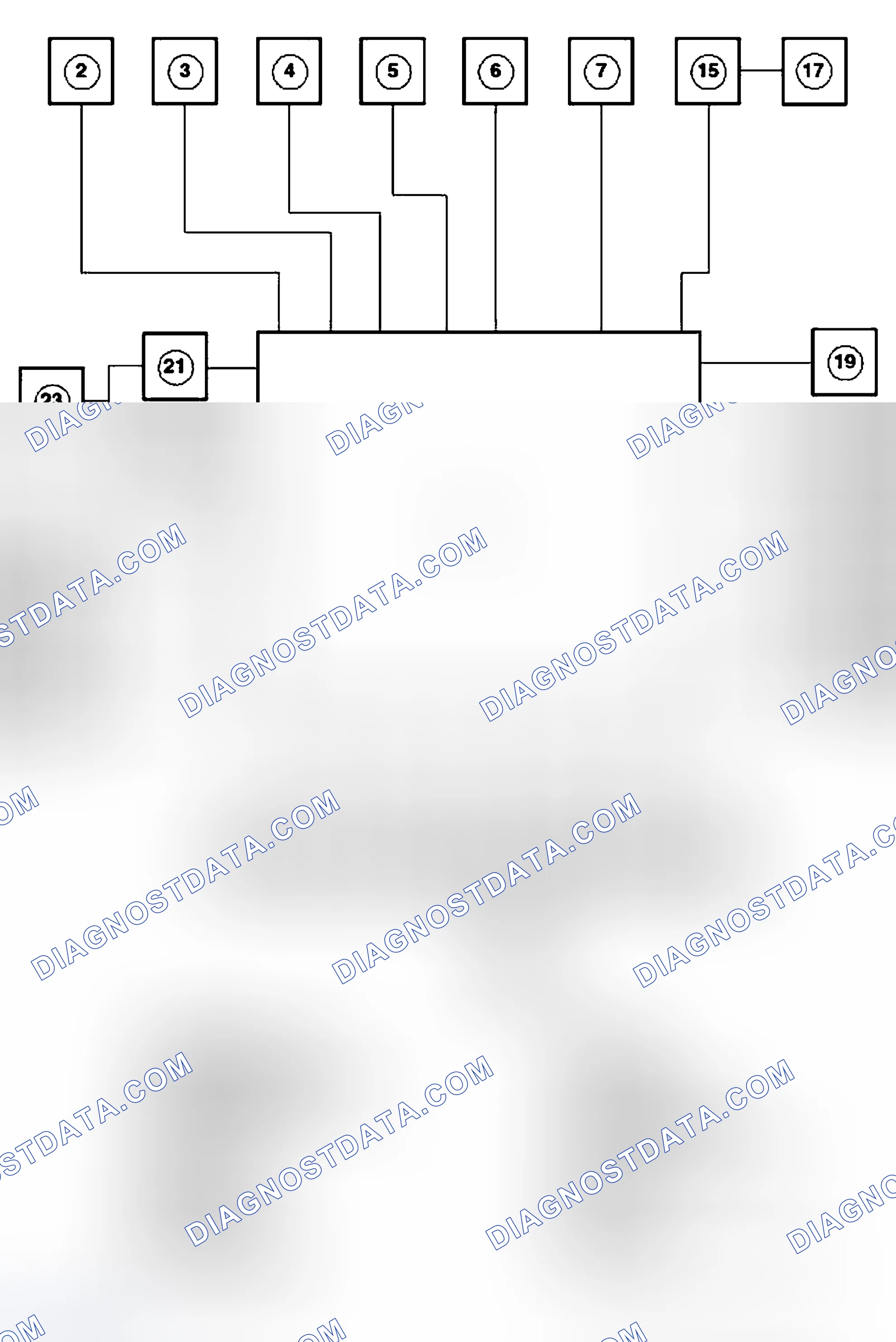 Scheme 22: ENGINE MANAGEMENT BLOCK DIAGRAM