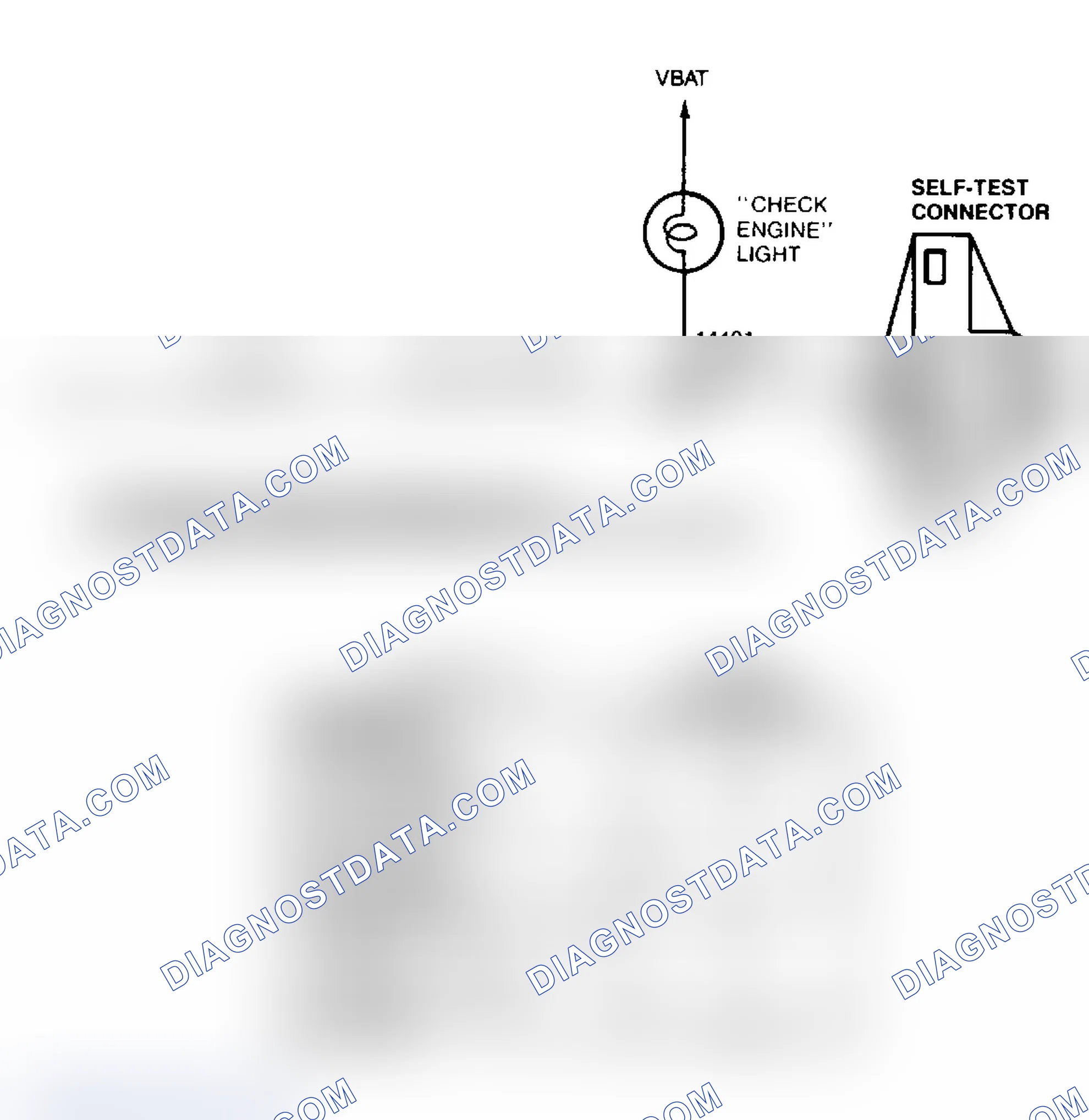 Scheme 195: "CHECK ENGINE" Light (Malfunction Indicator) Circuit