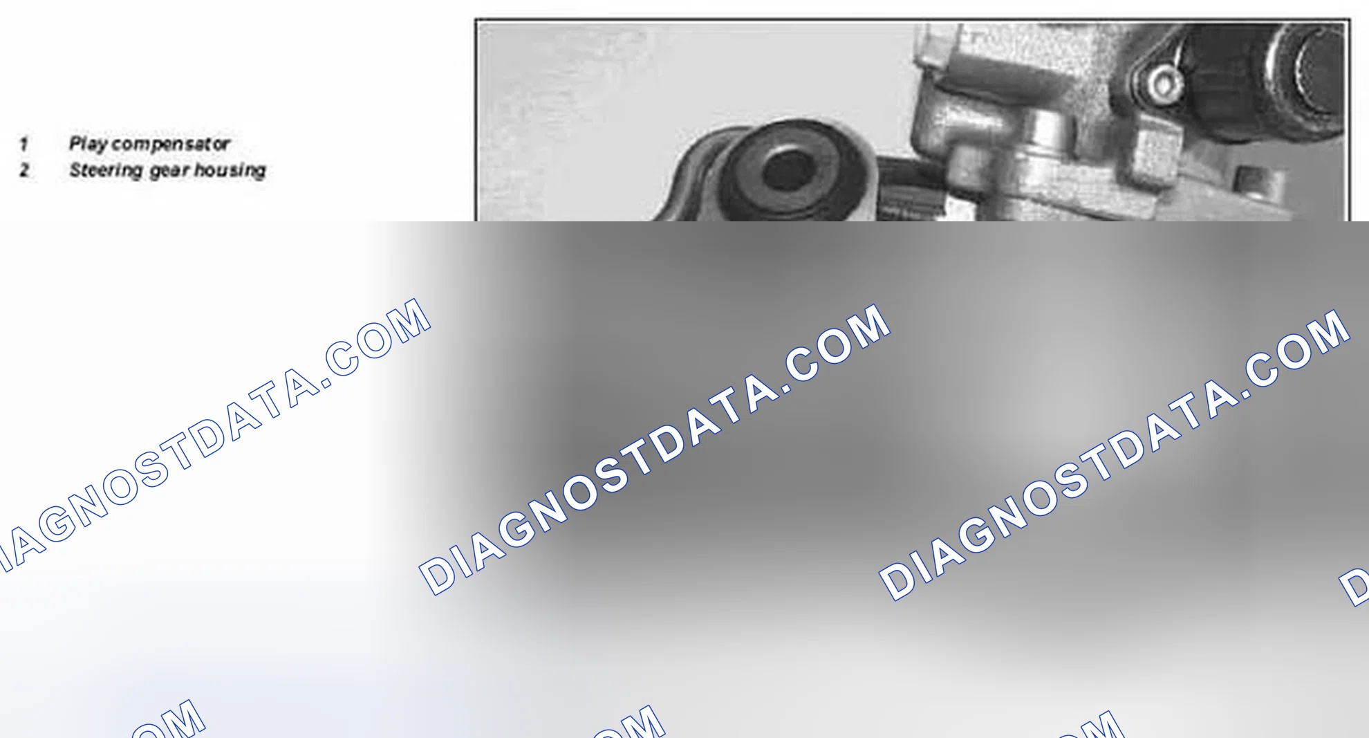 Scheme 20: Identifying Play Compensator And Steering Gear Housing