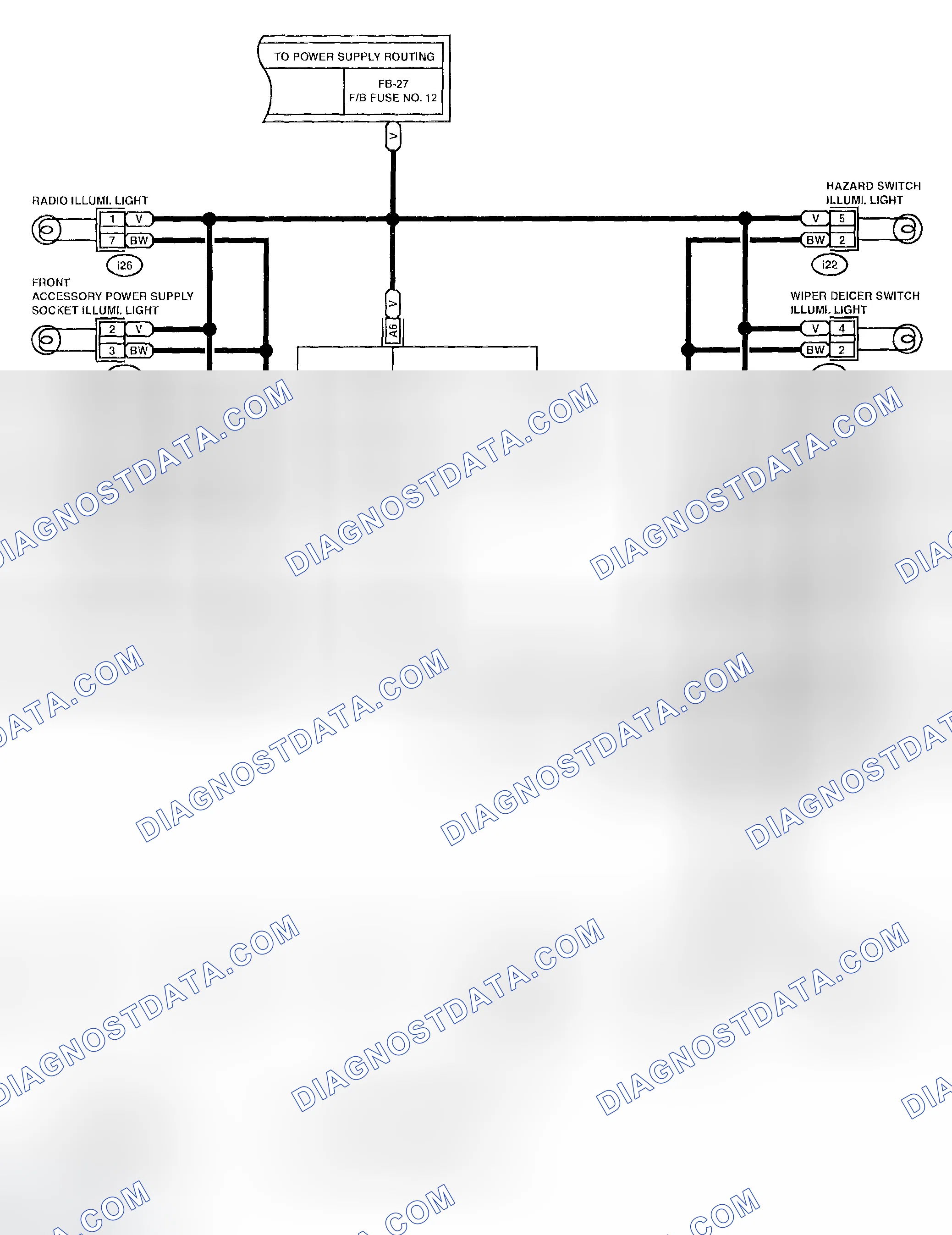 Scheme 67: Clearance Light & Illumination Light Schematic (3 Of 3)