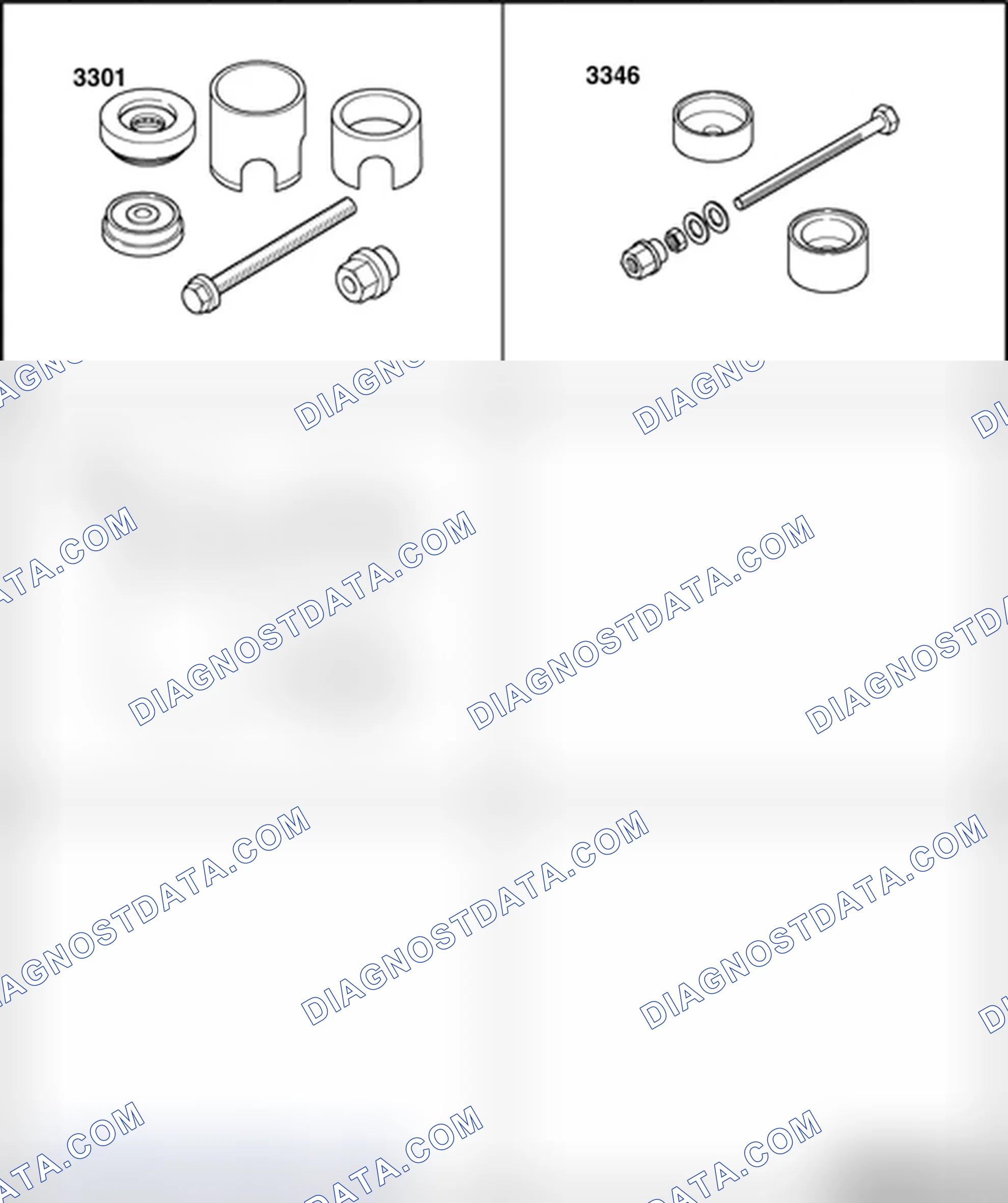 Scheme 145: Control link bushings, replacing