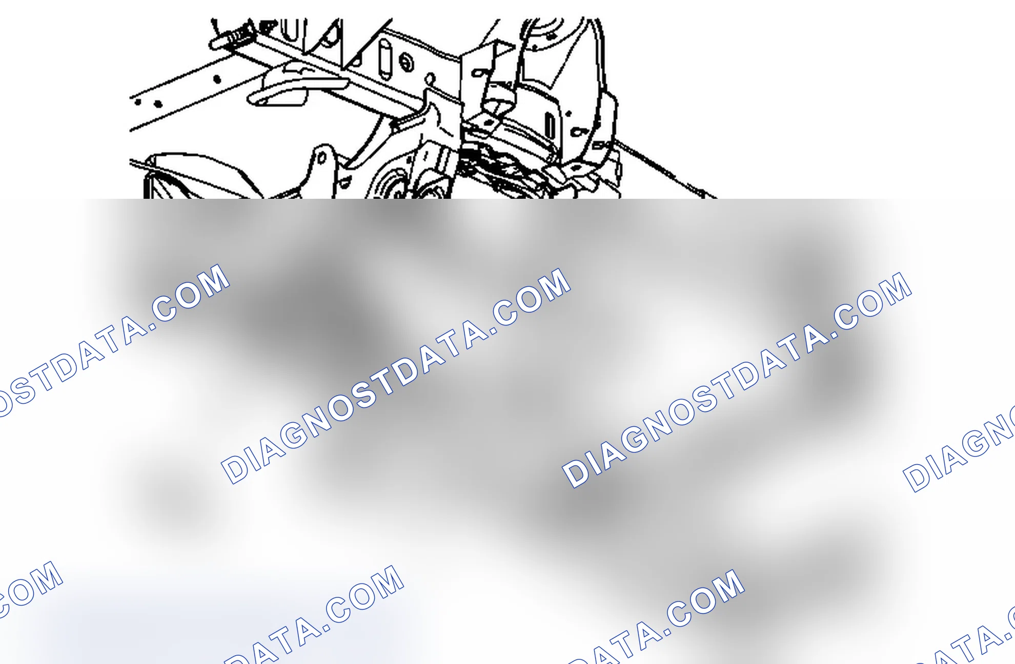 Scheme 10: Drivetrain and Front Suspension Frame Front Crossmember Replacement (1500, 2500 LD)