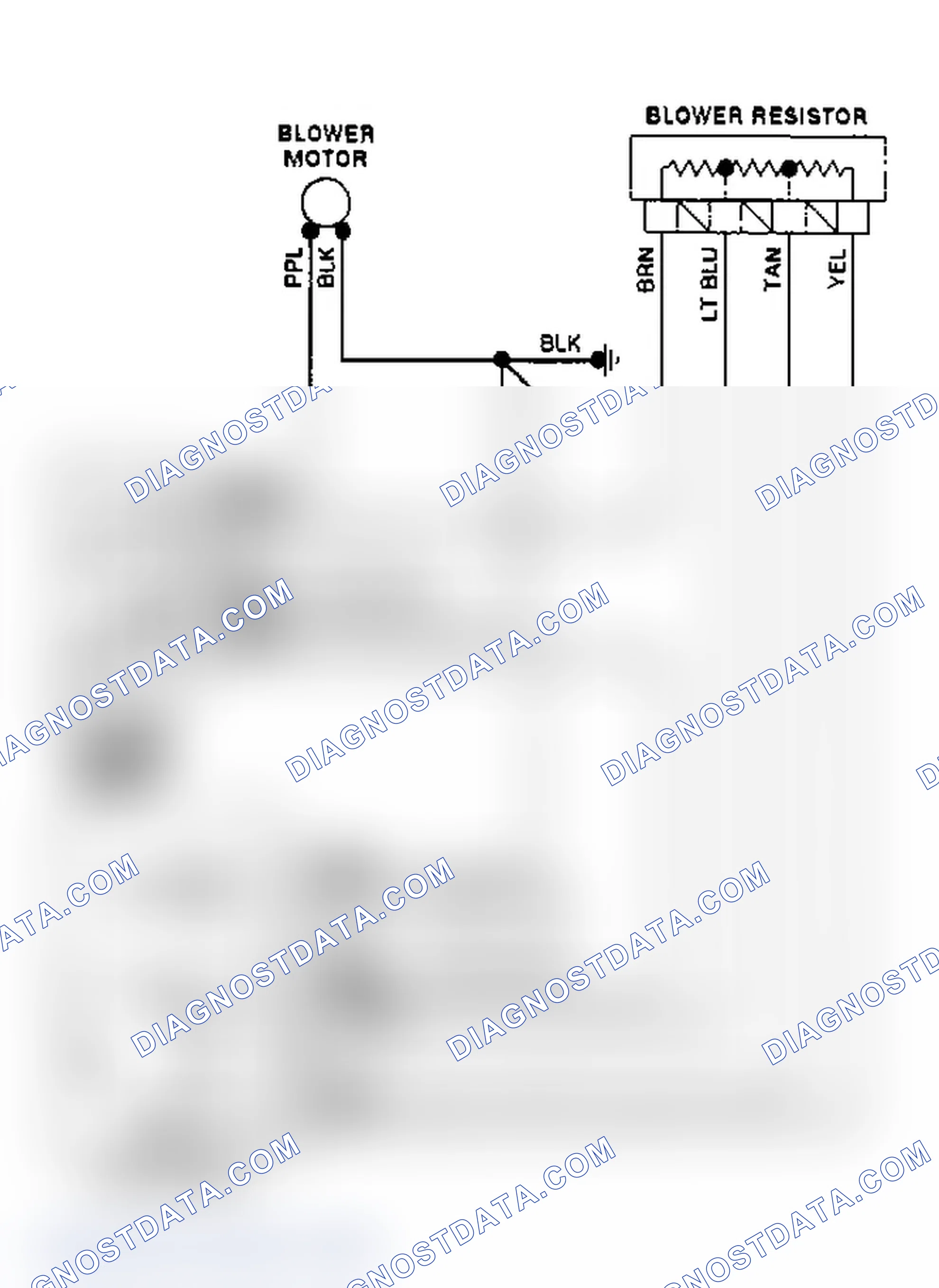 Scheme 8: Heater Wiring Diagram (Beretta & Corsica)