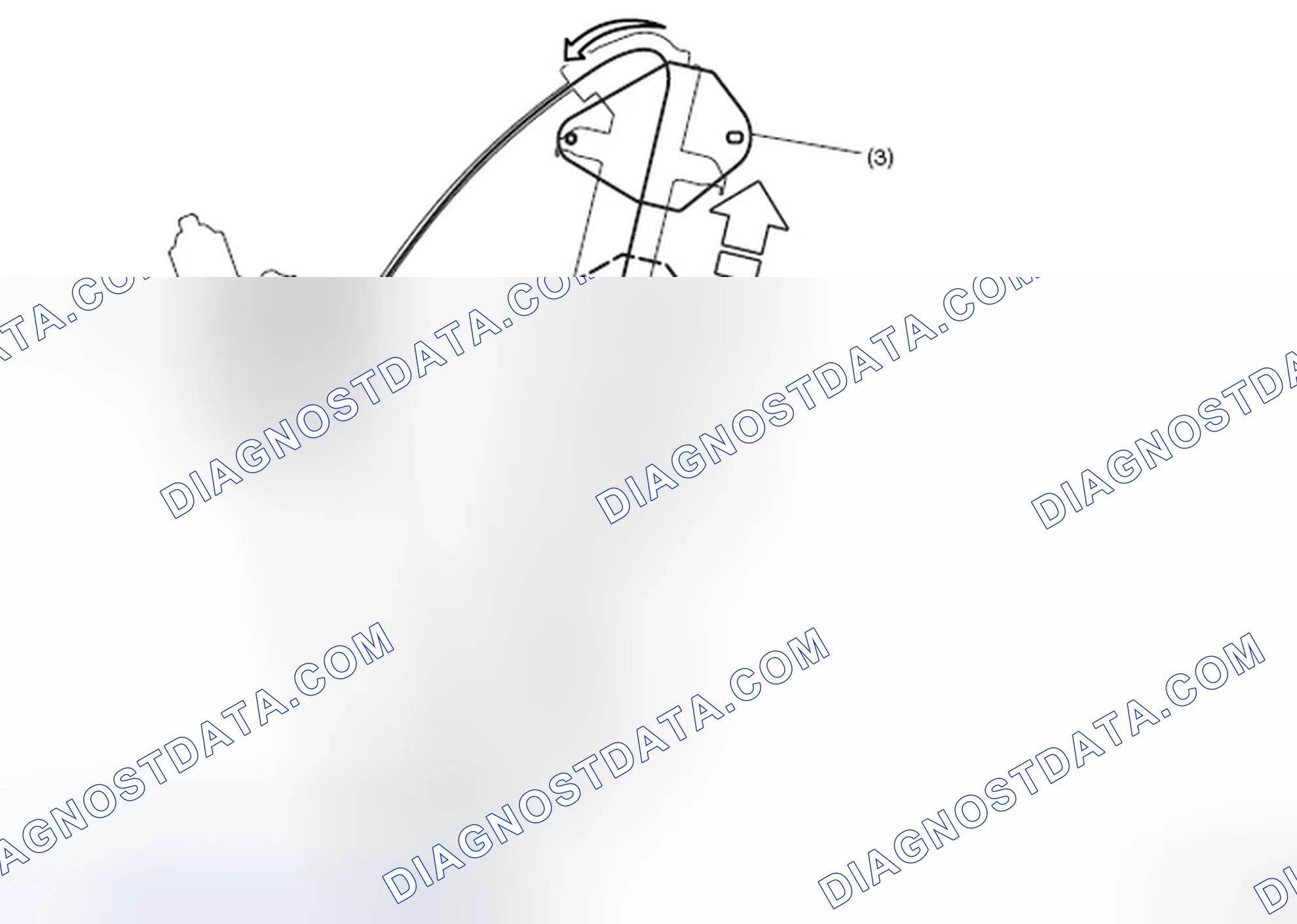 Scheme 2: Power Window Operation Diagram (Glass Moving Up)
