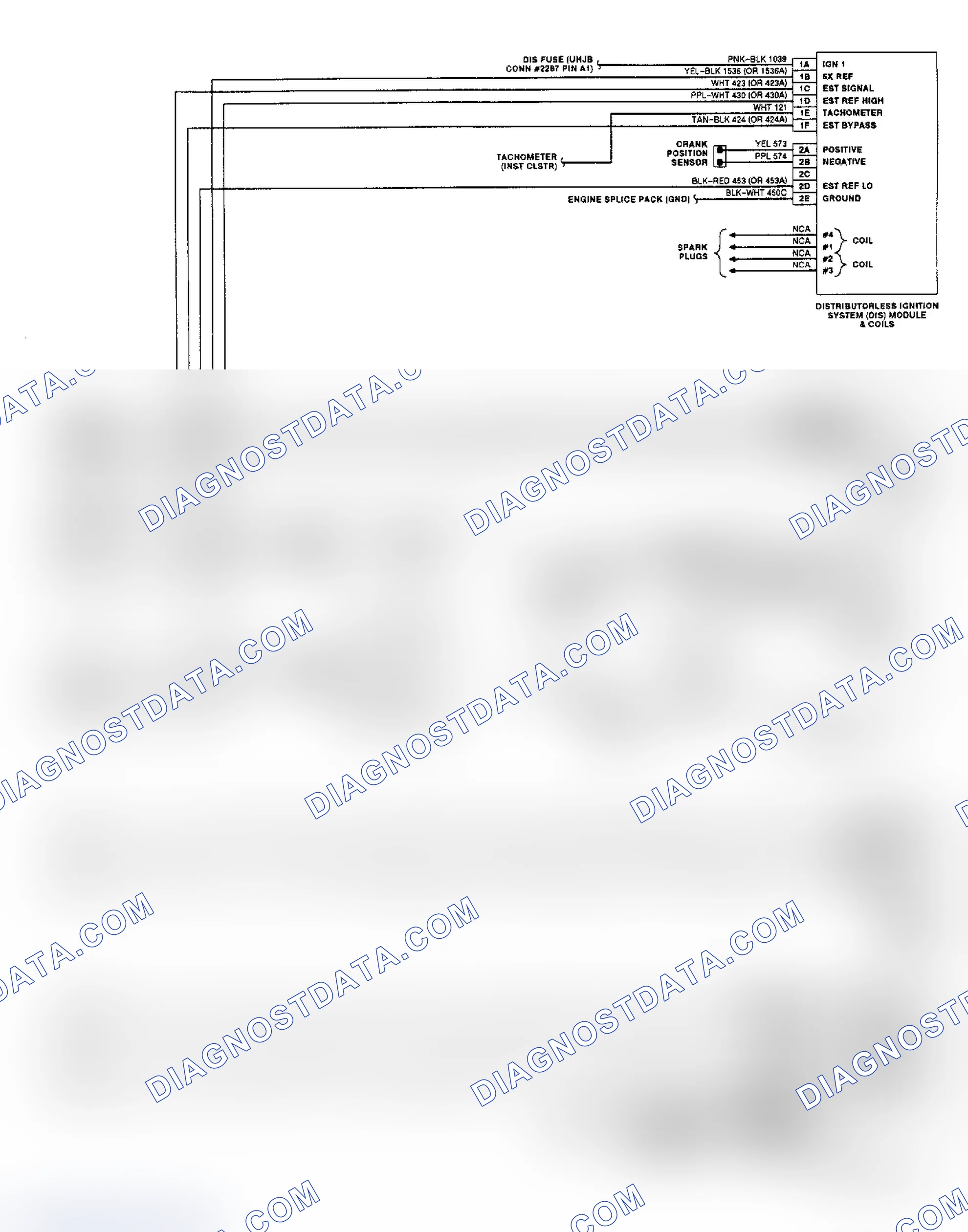 Scheme 45: PCM Wiring Diagram (2 of 2), 1.9L VIN 7
