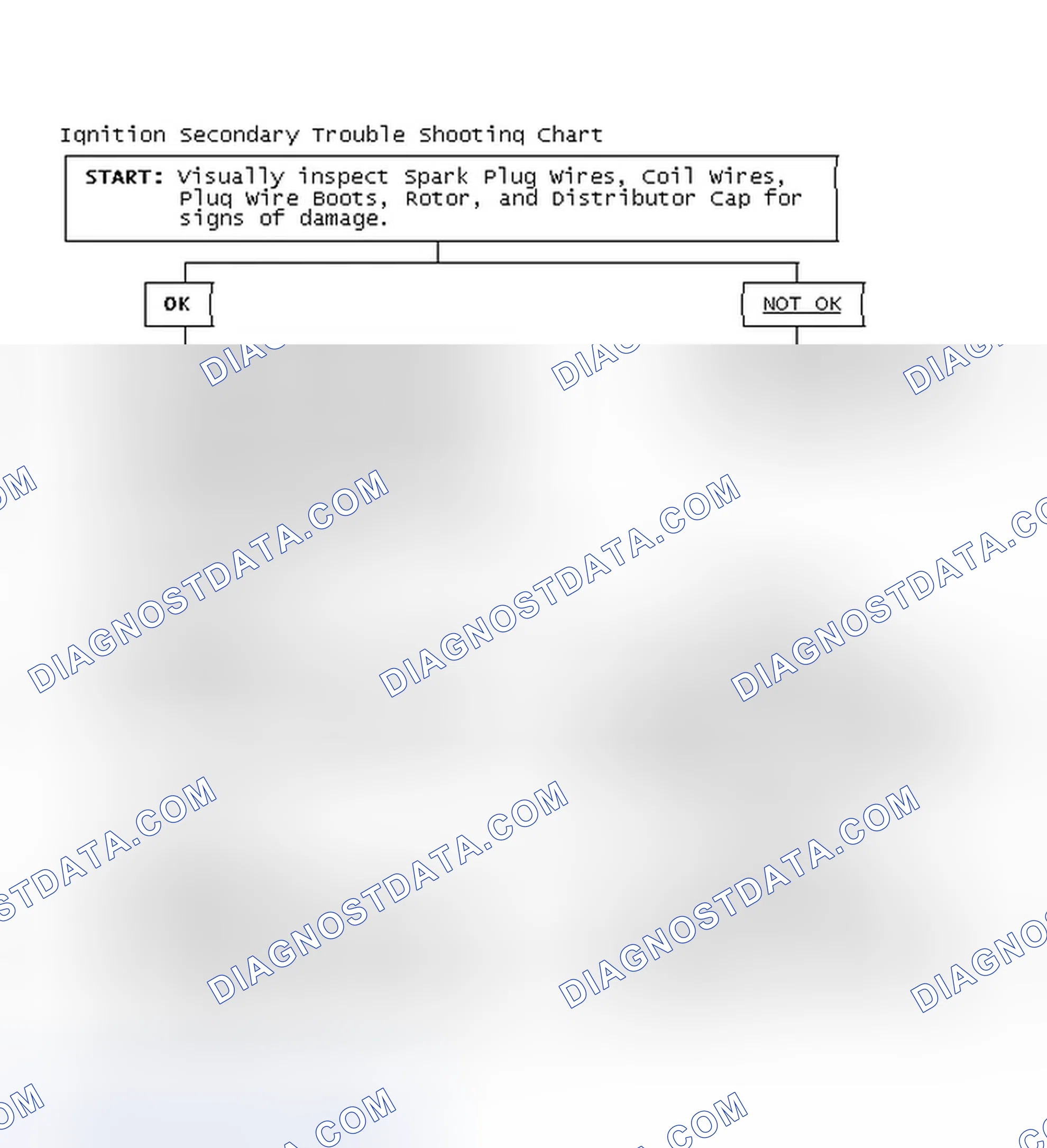 Scheme 1: Ignition Secondary Trouble Shooting Chart